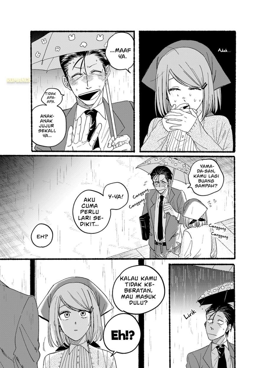 A Story About Smoking at the Back of the Supermarket (Super no Ura de Yani Suu Futari) Chapter 28.5 Bahasa Indonesia