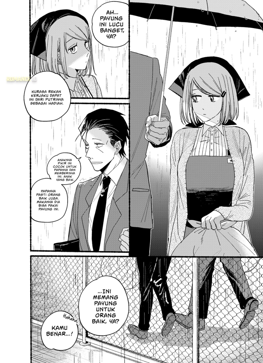 A Story About Smoking at the Back of the Supermarket (Super no Ura de Yani Suu Futari) Chapter 28.5 Bahasa Indonesia