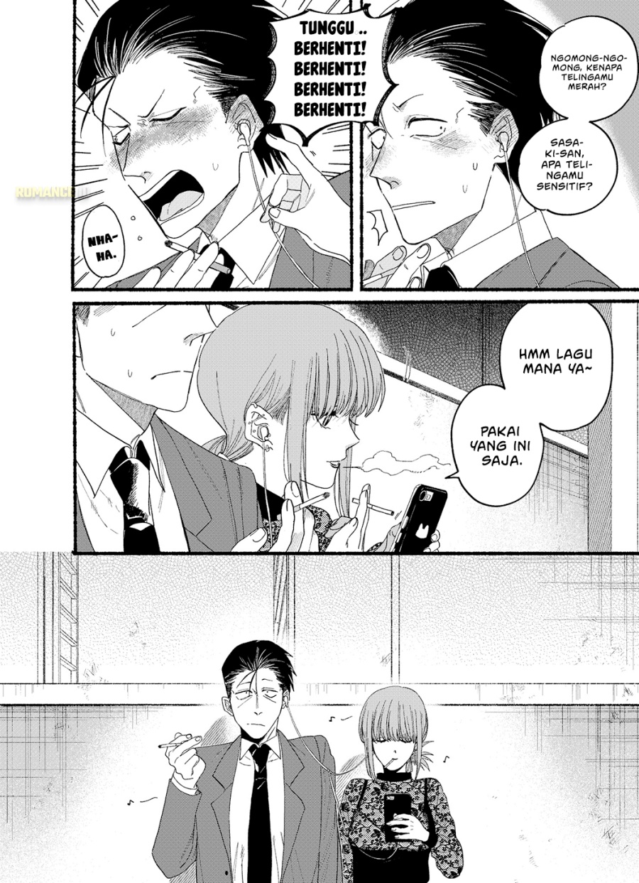 A Story About Smoking at the Back of the Supermarket (Super no Ura de Yani Suu Futari) Chapter 28.6 Bahasa Indonesia