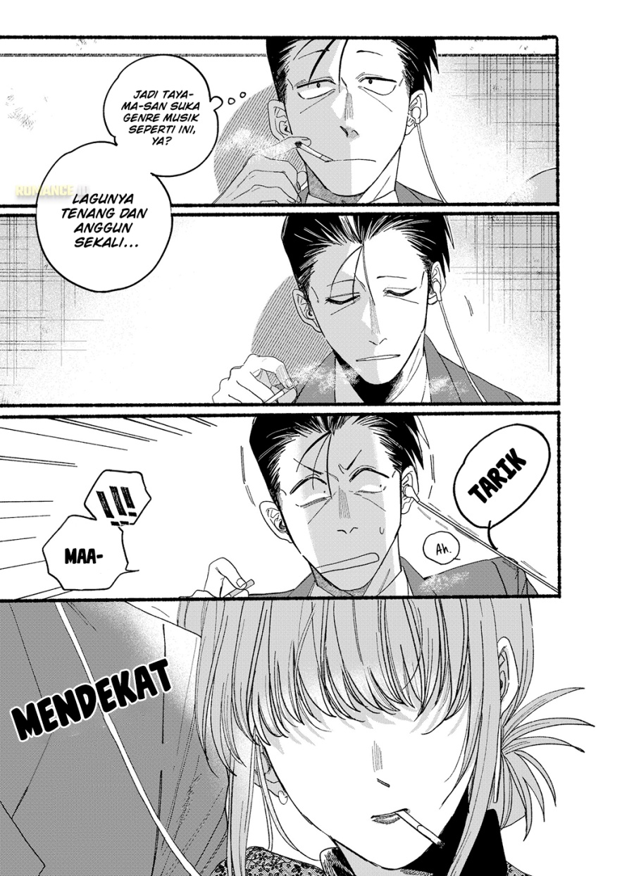 A Story About Smoking at the Back of the Supermarket (Super no Ura de Yani Suu Futari) Chapter 28.6 Bahasa Indonesia