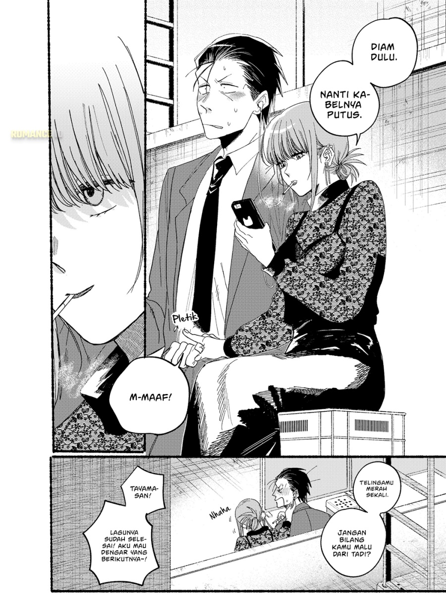 A Story About Smoking at the Back of the Supermarket (Super no Ura de Yani Suu Futari) Chapter 28.6 Bahasa Indonesia