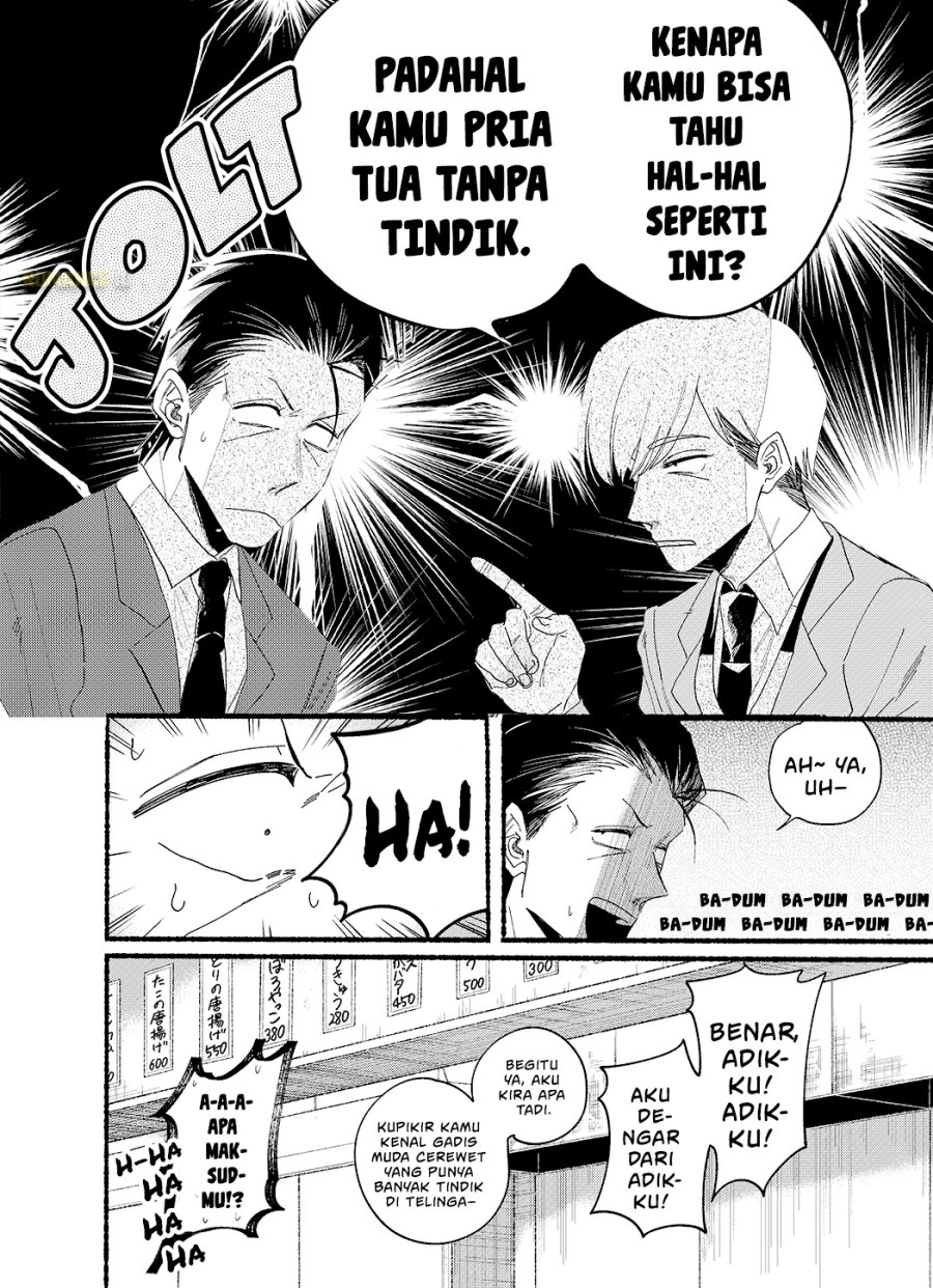 A Story About Smoking at the Back of the Supermarket (Super no Ura de Yani Suu Futari) Chapter 30.5 Bahasa Indonesia