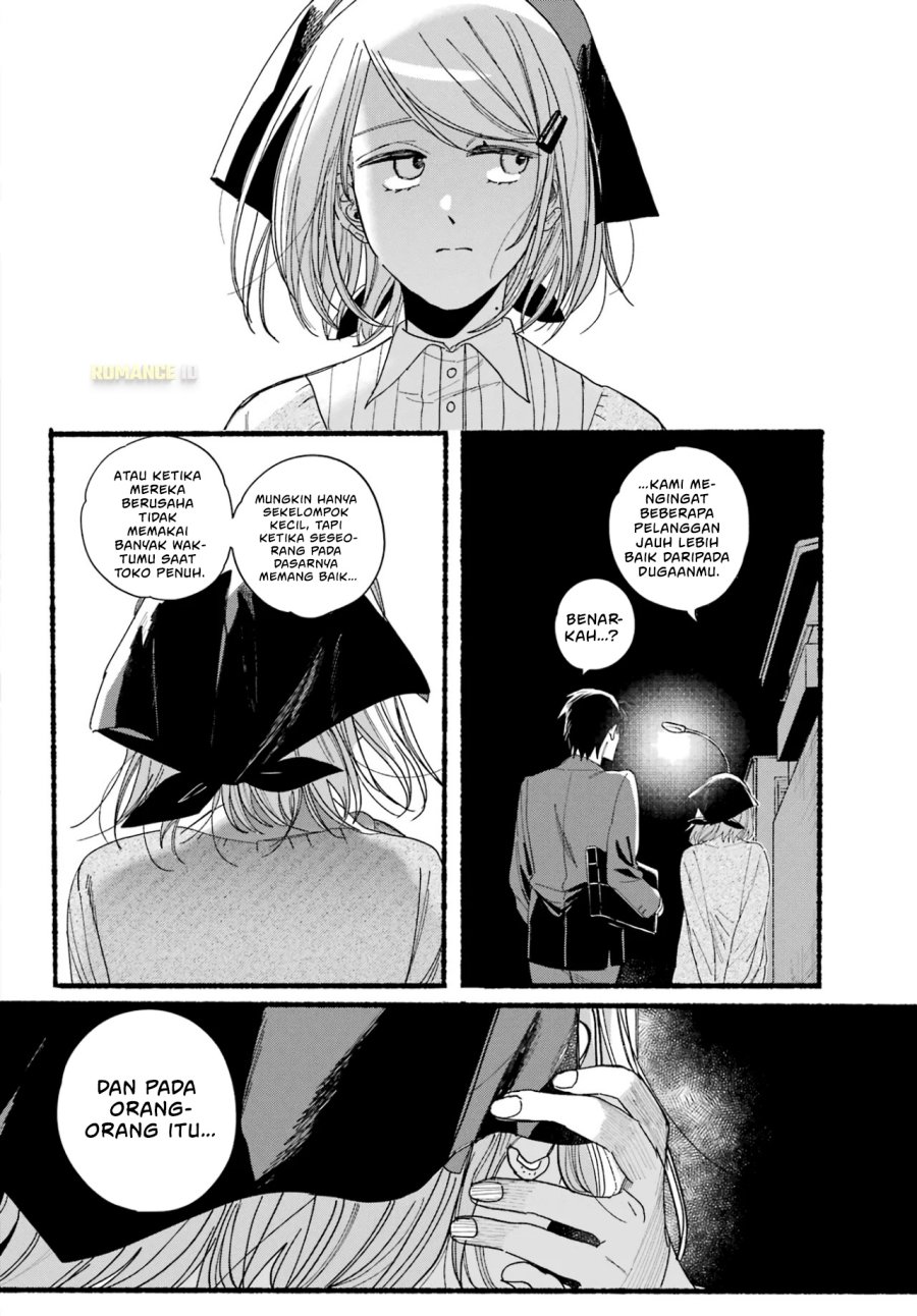 A Story About Smoking at the Back of the Supermarket (Super no Ura de Yani Suu Futari) Chapter 30 Bahasa Indonesia