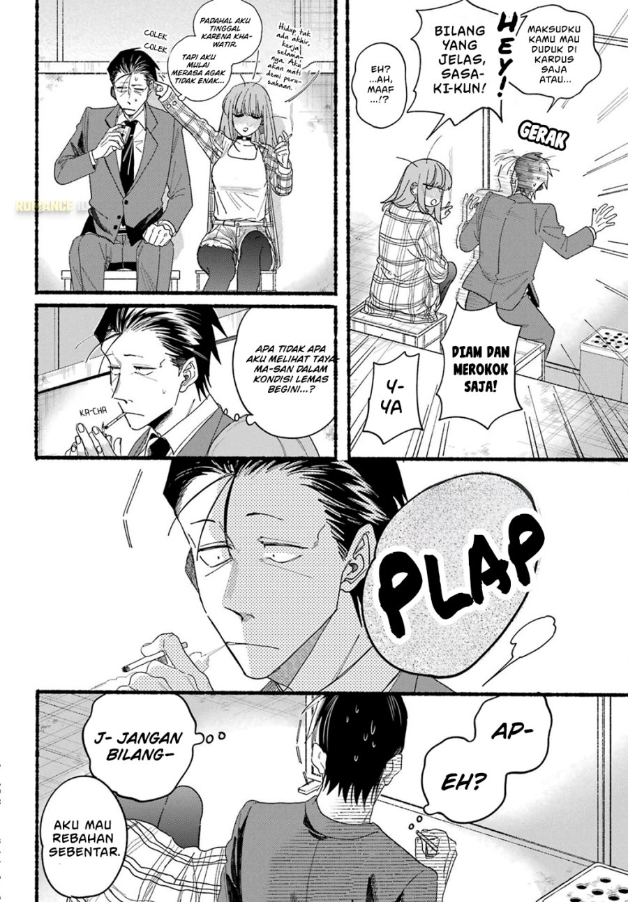 A Story About Smoking at the Back of the Supermarket (Super no Ura de Yani Suu Futari) Chapter 31 Bahasa Indonesia