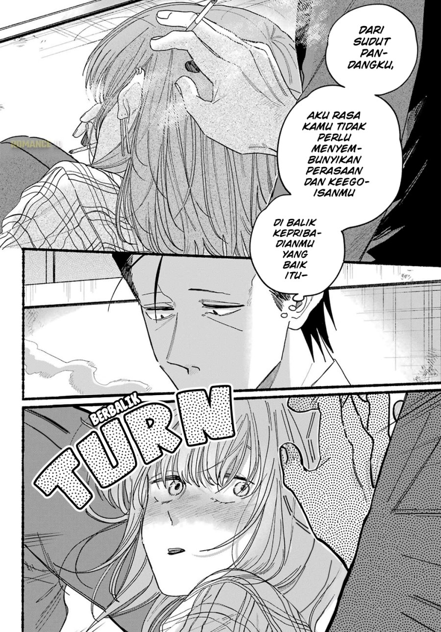 A Story About Smoking at the Back of the Supermarket (Super no Ura de Yani Suu Futari) Chapter 31 Bahasa Indonesia