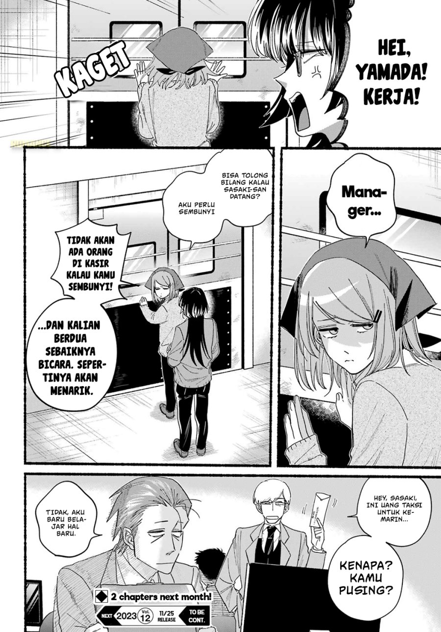 A Story About Smoking at the Back of the Supermarket (Super no Ura de Yani Suu Futari) Chapter 31 Bahasa Indonesia