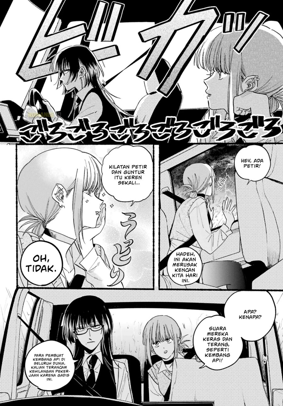 A Story About Smoking at the Back of the Supermarket (Super no Ura de Yani Suu Futari) Chapter 37 Bahasa Indonesia