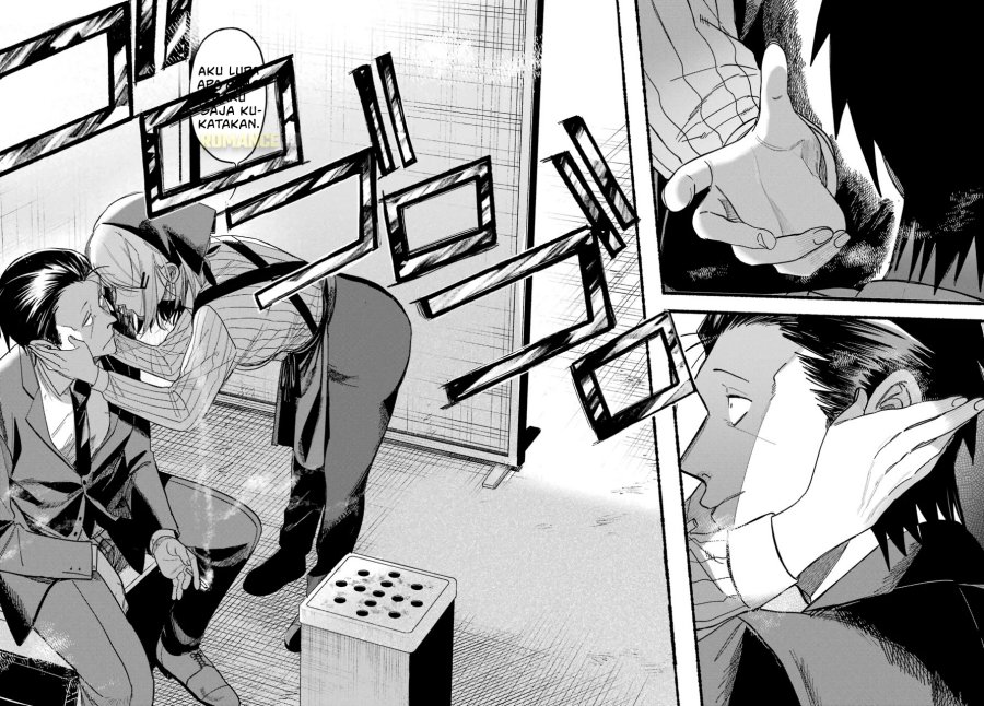 A Story About Smoking at the Back of the Supermarket (Super no Ura de Yani Suu Futari) Chapter 37 Bahasa Indonesia