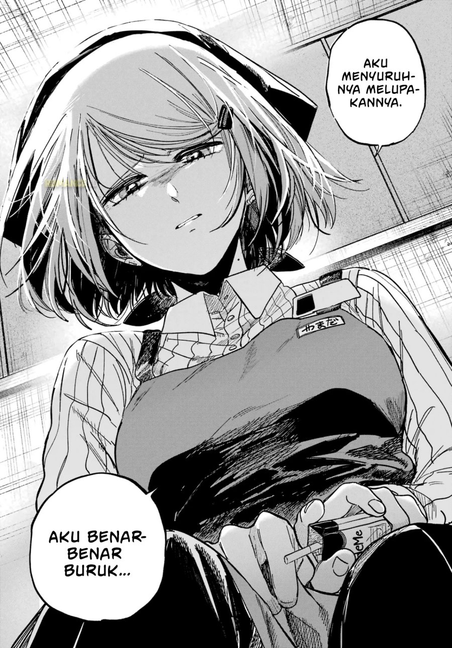 A Story About Smoking at the Back of the Supermarket (Super no Ura de Yani Suu Futari) Chapter 37 Bahasa Indonesia