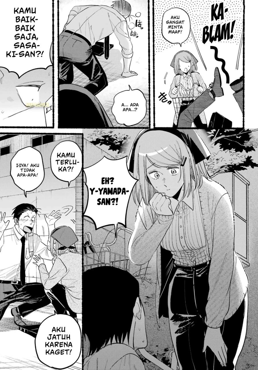 A Story About Smoking at the Back of the Supermarket (Super no Ura de Yani Suu Futari) Chapter 39 Bahasa Indonesia
