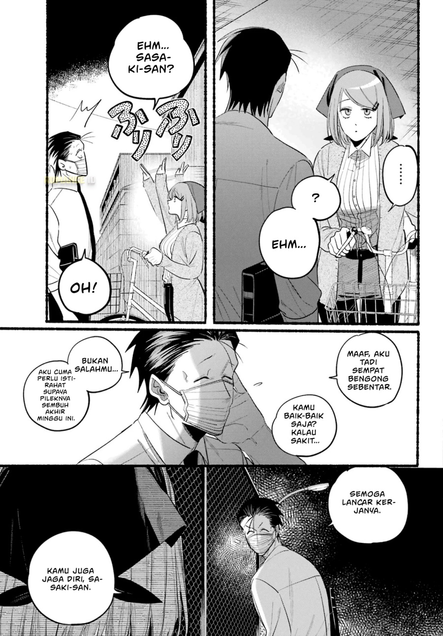 A Story About Smoking at the Back of the Supermarket (Super no Ura de Yani Suu Futari) Chapter 39 Bahasa Indonesia