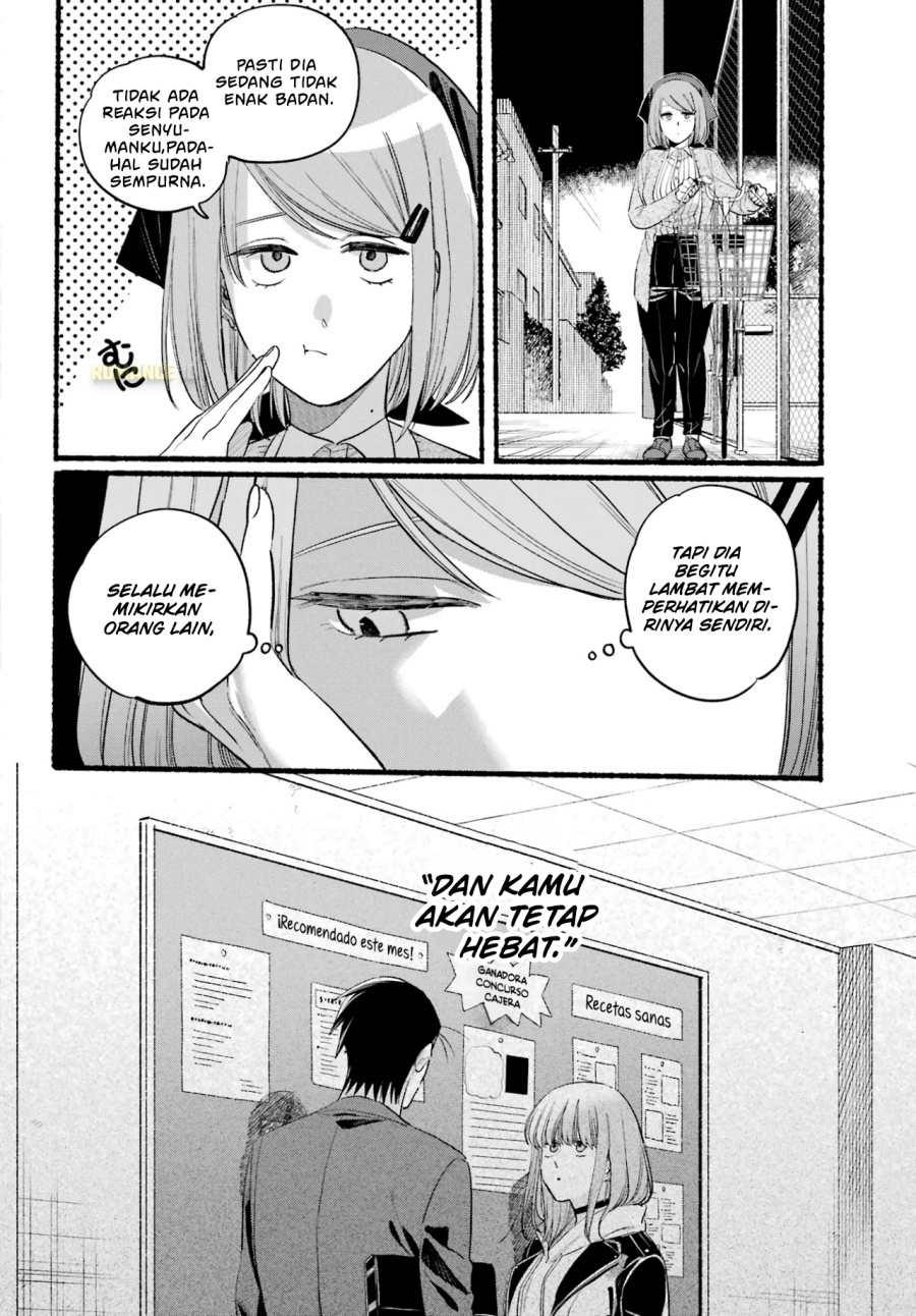 A Story About Smoking at the Back of the Supermarket (Super no Ura de Yani Suu Futari) Chapter 39 Bahasa Indonesia