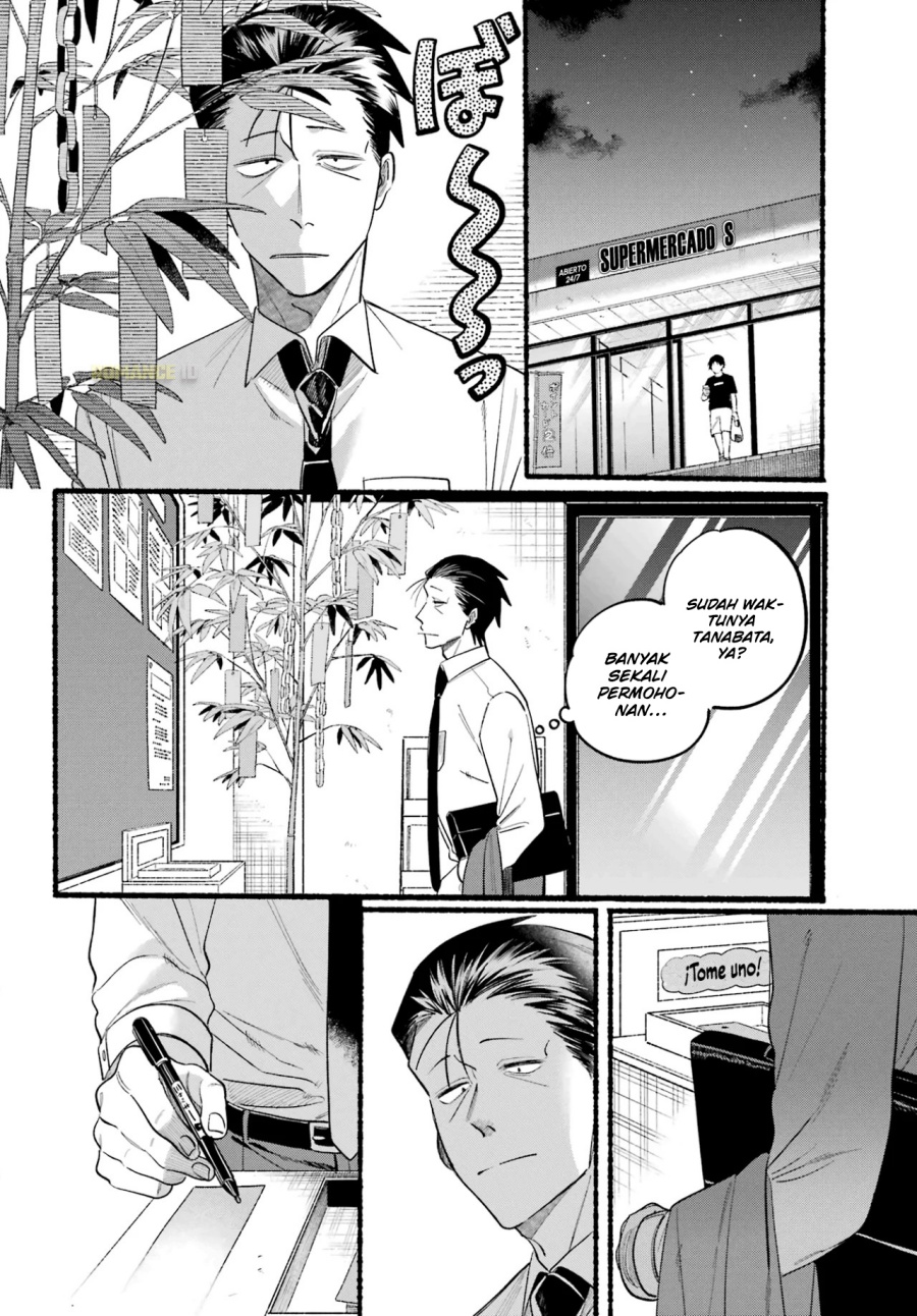 A Story About Smoking at the Back of the Supermarket (Super no Ura de Yani Suu Futari) Chapter 40 Bahasa Indonesia