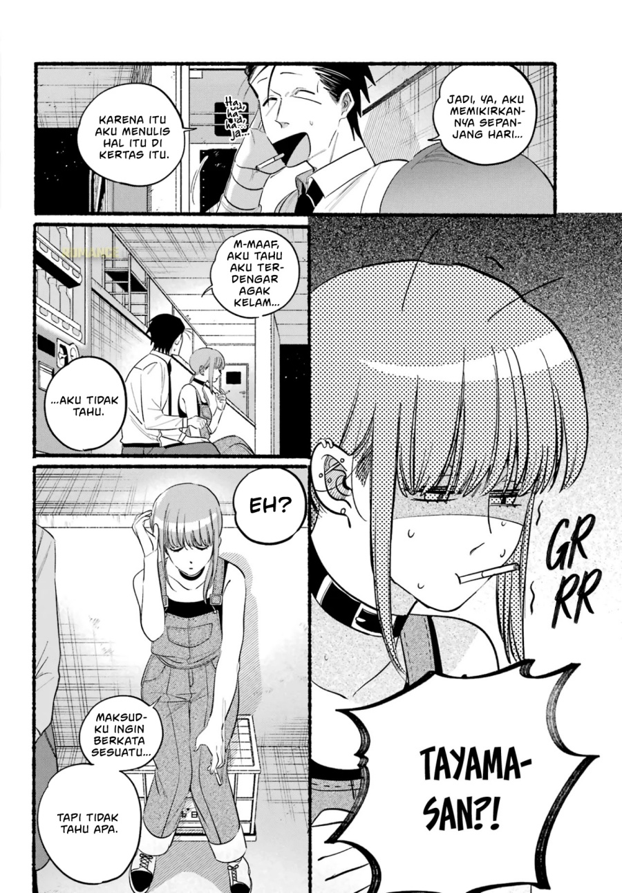 A Story About Smoking at the Back of the Supermarket (Super no Ura de Yani Suu Futari) Chapter 40 Bahasa Indonesia