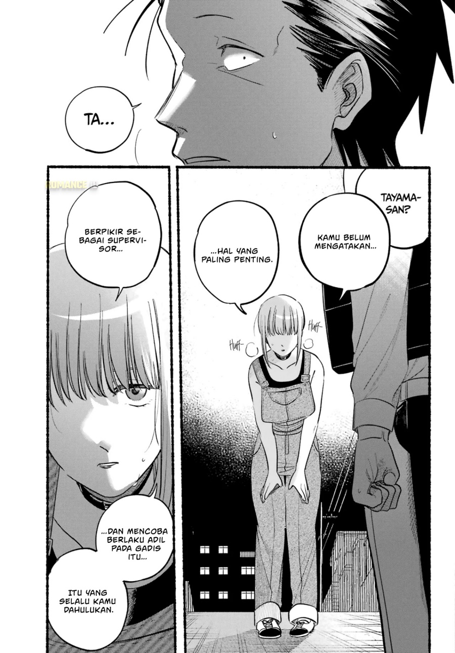 A Story About Smoking at the Back of the Supermarket (Super no Ura de Yani Suu Futari) Chapter 40 Bahasa Indonesia
