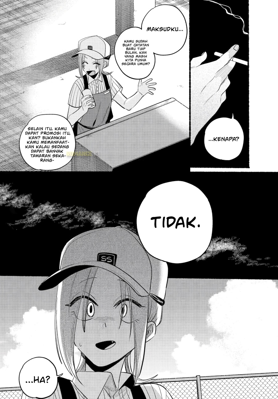 A Story About Smoking at the Back of the Supermarket (Super no Ura de Yani Suu Futari) chapter 43