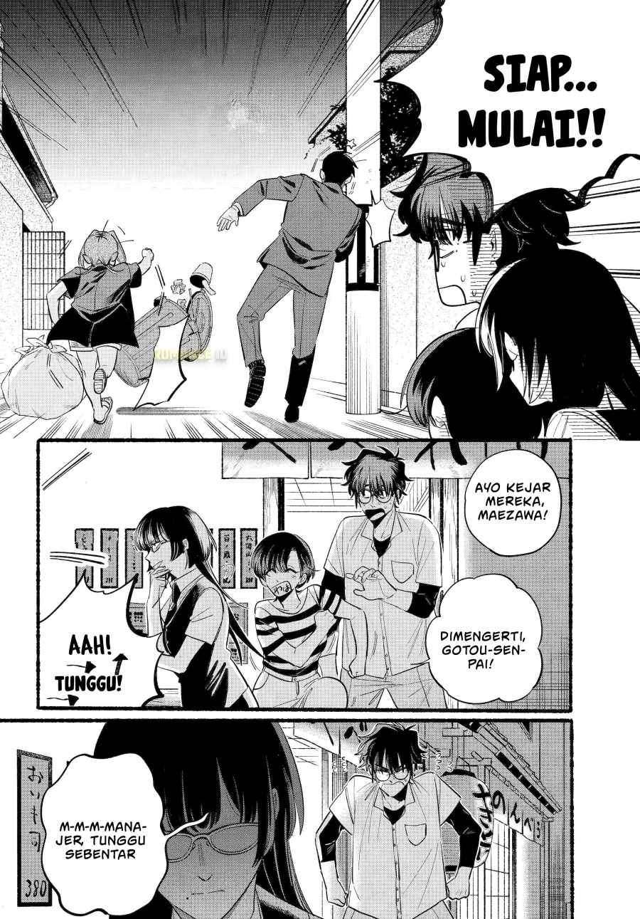 A Story About Smoking at the Back of the Supermarket (Super no Ura de Yani Suu Futari) Chapter 44 Bahasa Indonesia
