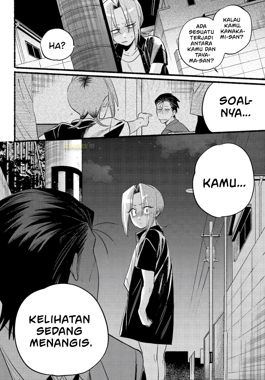 A Story About Smoking at the Back of the Supermarket (Super no Ura de Yani Suu Futari) Chapter 44 Bahasa Indonesia