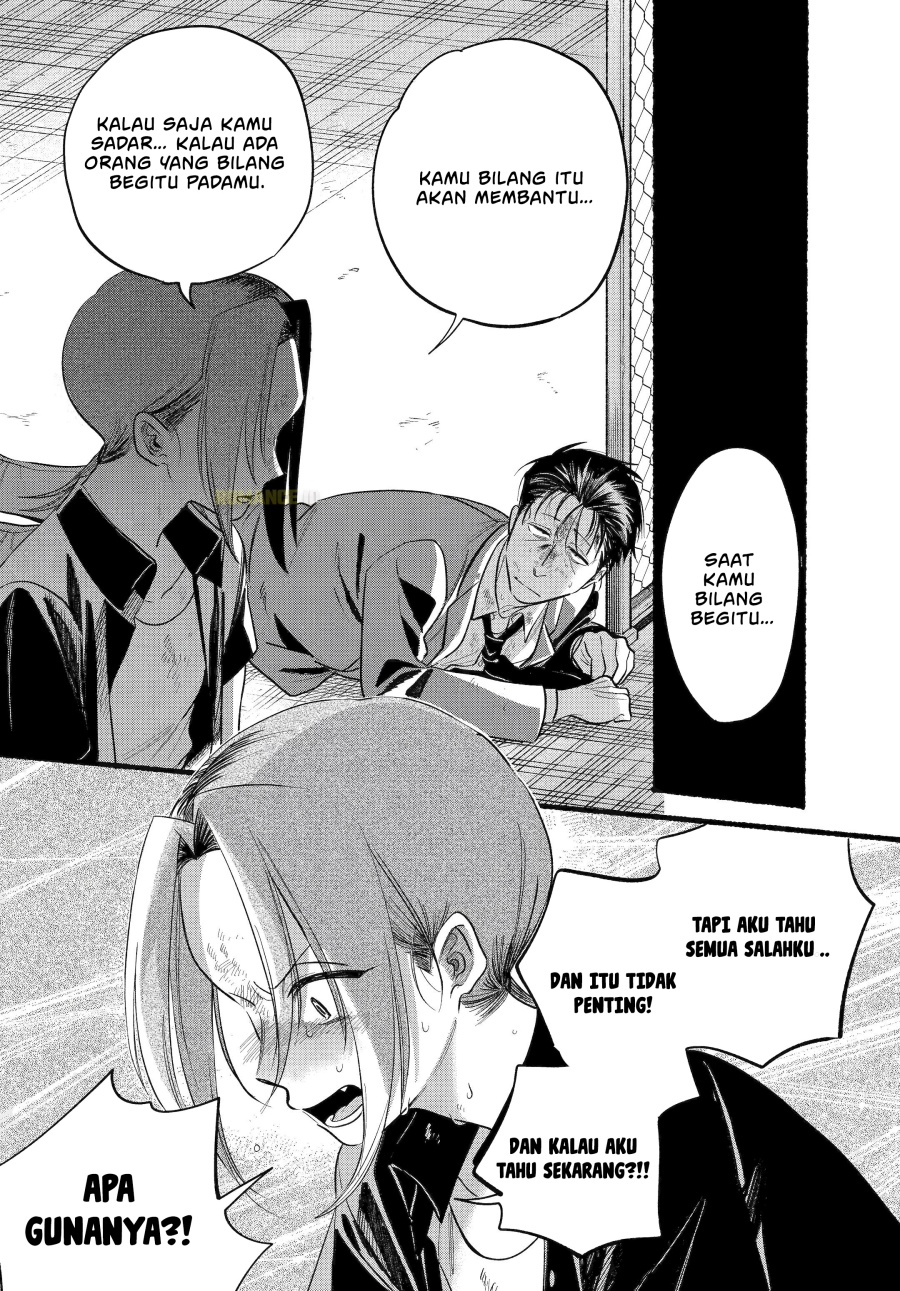 A Story About Smoking at the Back of the Supermarket (Super no Ura de Yani Suu Futari) Chapter 44 Bahasa Indonesia
