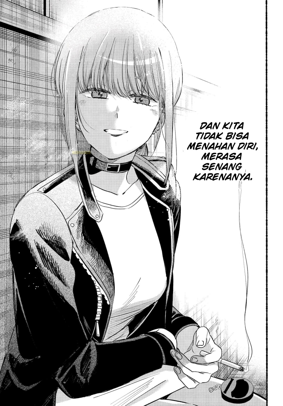 A Story About Smoking at the Back of the Supermarket (Super no Ura de Yani Suu Futari) Chapter 44 Bahasa Indonesia