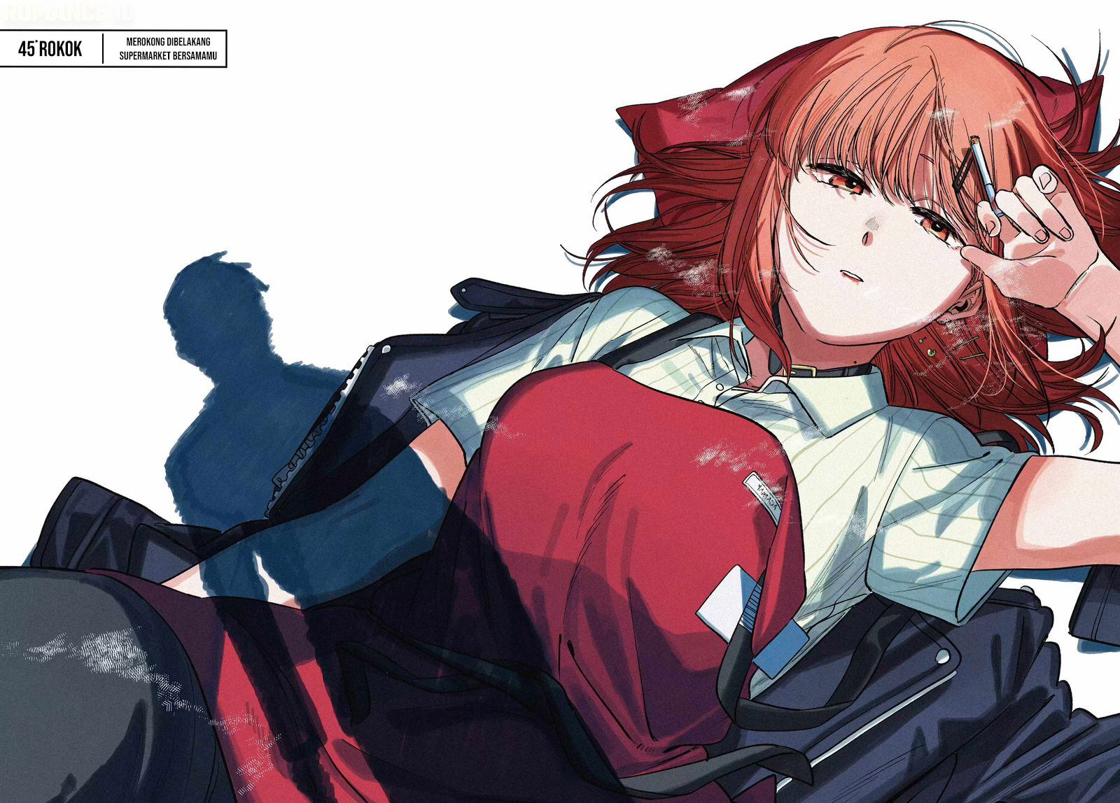 A Story About Smoking at the Back of the Supermarket (Super no Ura de Yani Suu Futari) Chapter 45 Bahasa Indonesia