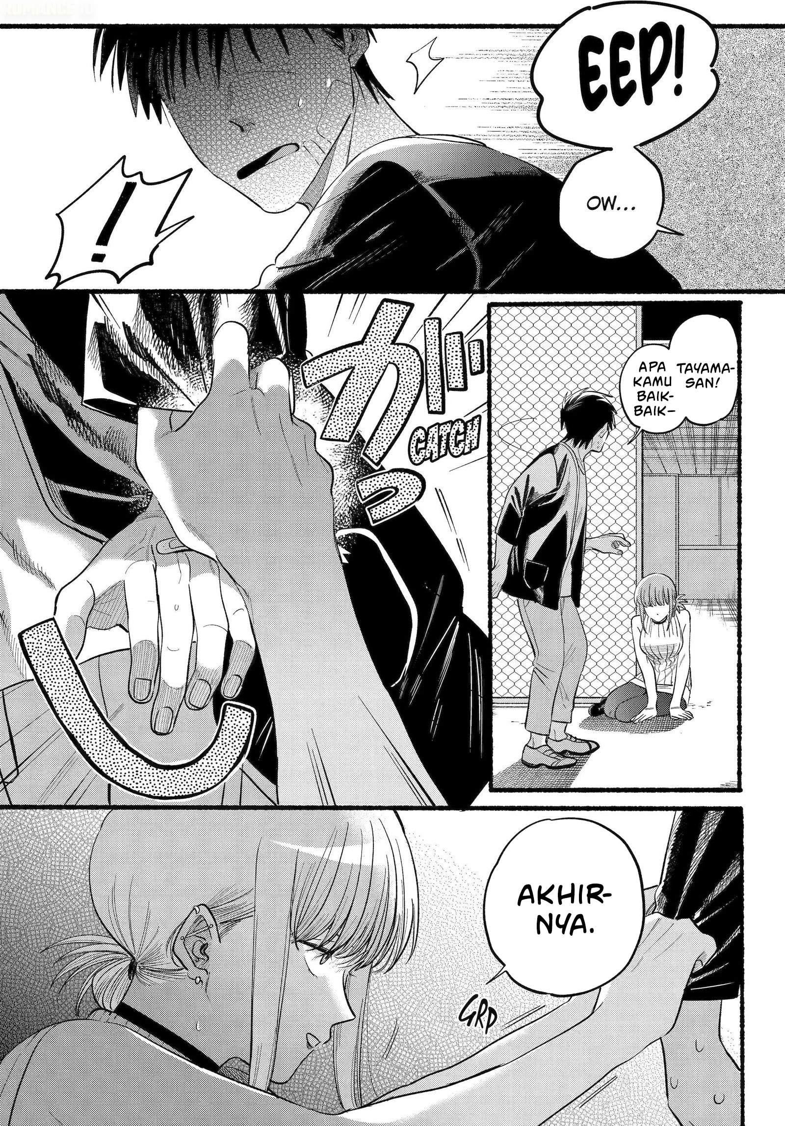 A Story About Smoking at the Back of the Supermarket (Super no Ura de Yani Suu Futari) Chapter 45 Bahasa Indonesia