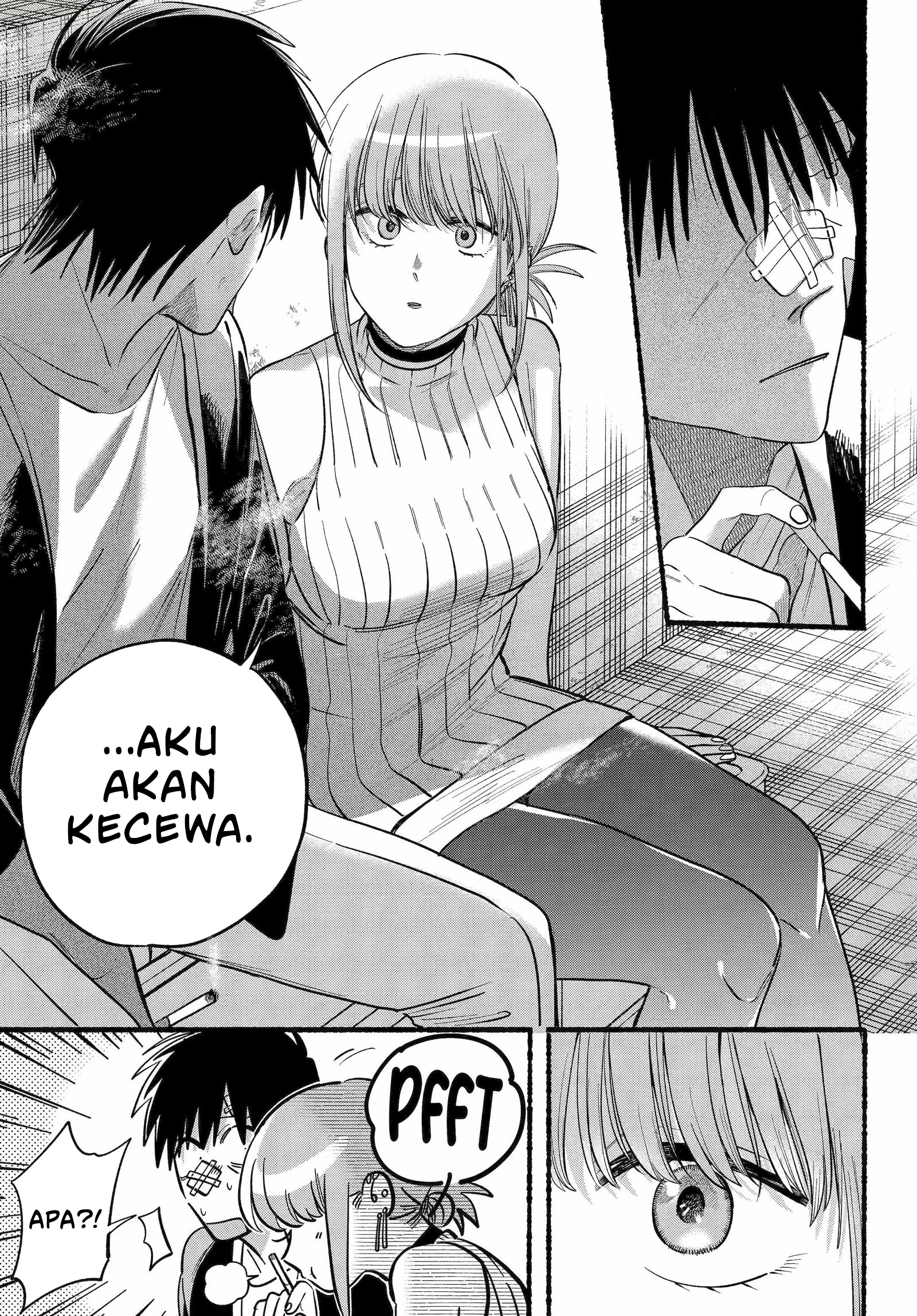 A Story About Smoking at the Back of the Supermarket (Super no Ura de Yani Suu Futari) Chapter 45 Bahasa Indonesia