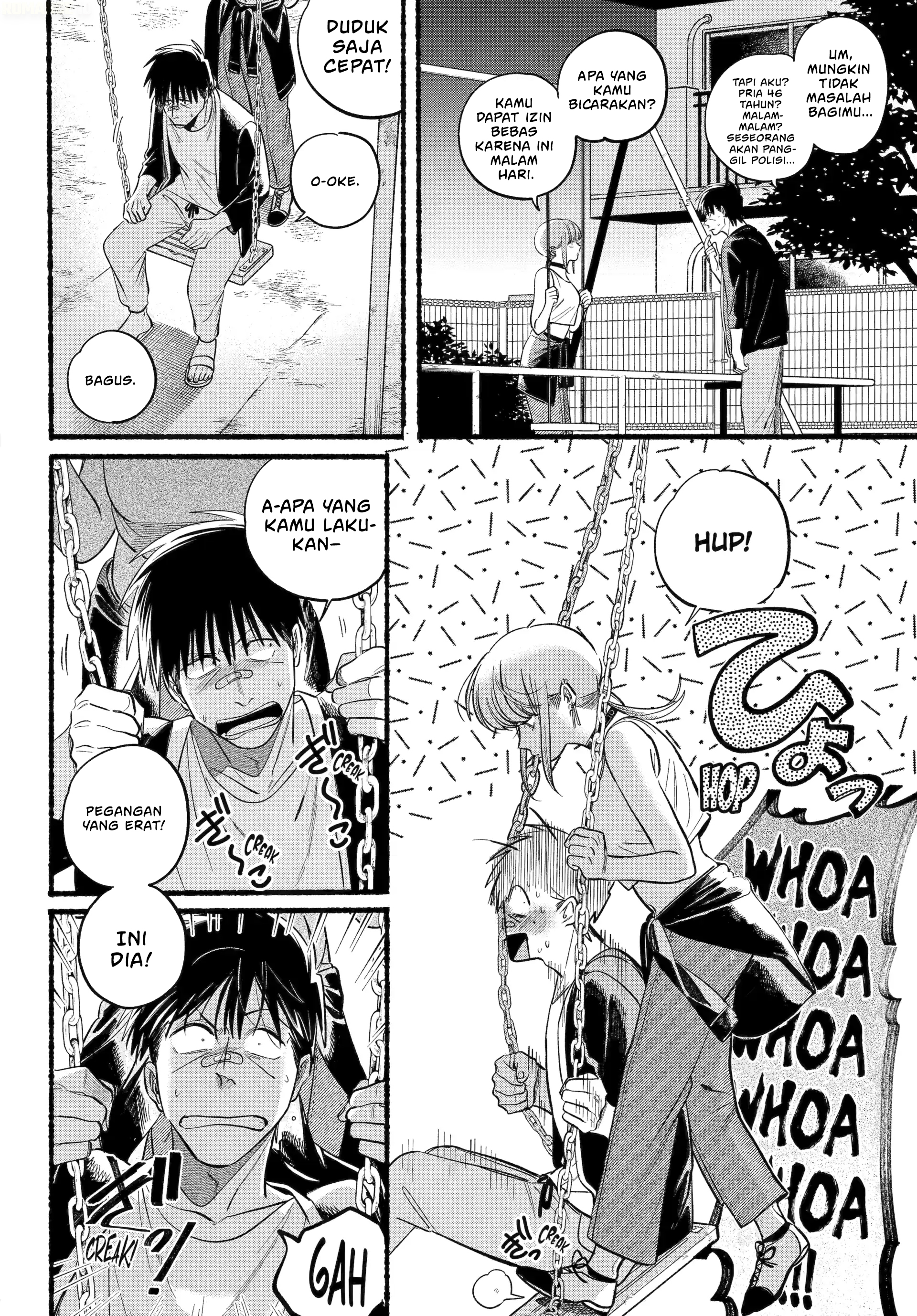 A Story About Smoking at the Back of the Supermarket (Super no Ura de Yani Suu Futari) Chapter 46 Bahasa Indonesia