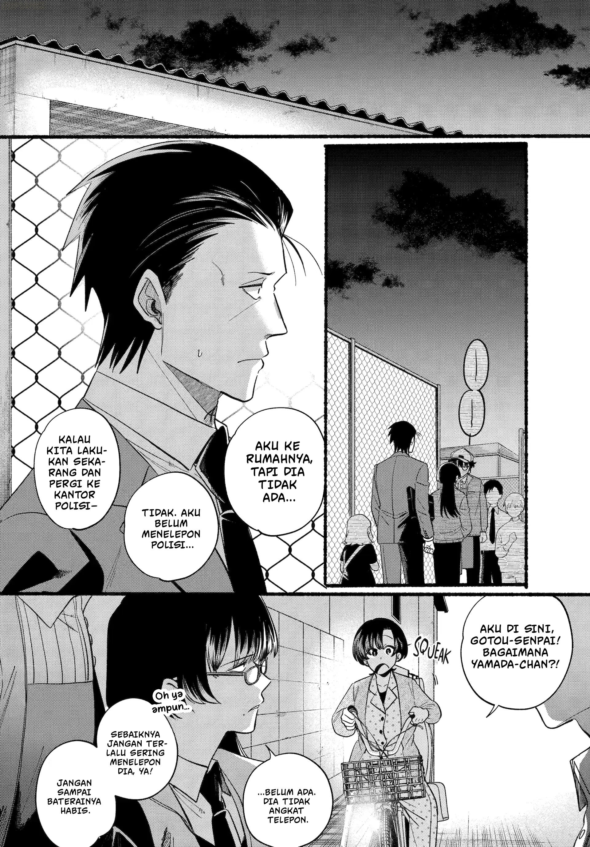 A Story About Smoking at the Back of the Supermarket (Super no Ura de Yani Suu Futari) Chapter 48 Bahasa Indonesia