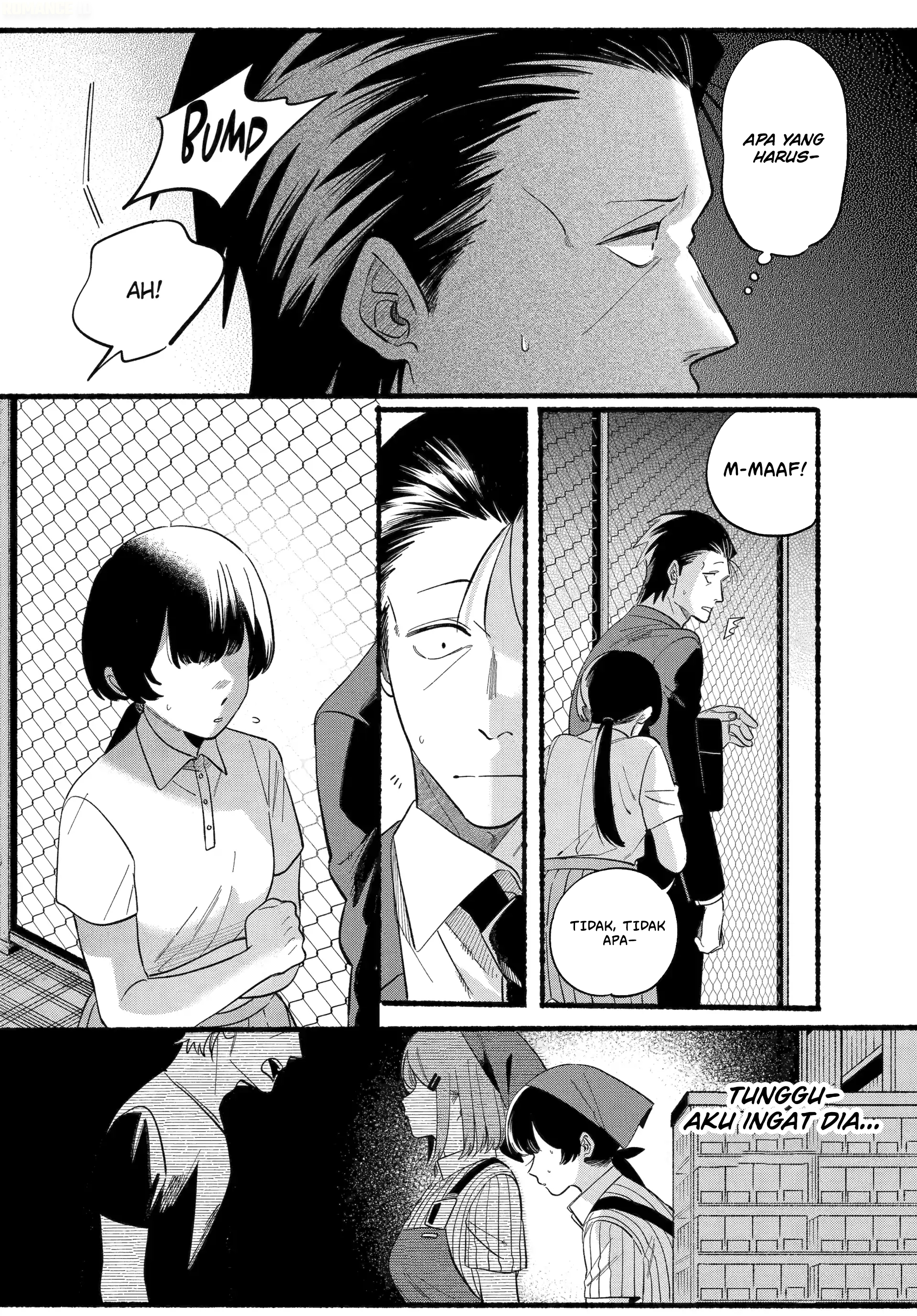 A Story About Smoking at the Back of the Supermarket (Super no Ura de Yani Suu Futari) Chapter 48 Bahasa Indonesia