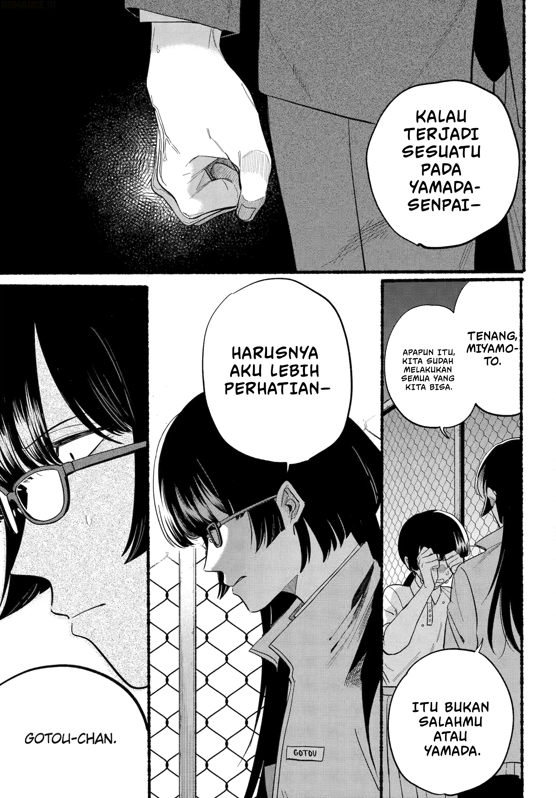 A Story About Smoking at the Back of the Supermarket (Super no Ura de Yani Suu Futari) Chapter 48 Bahasa Indonesia