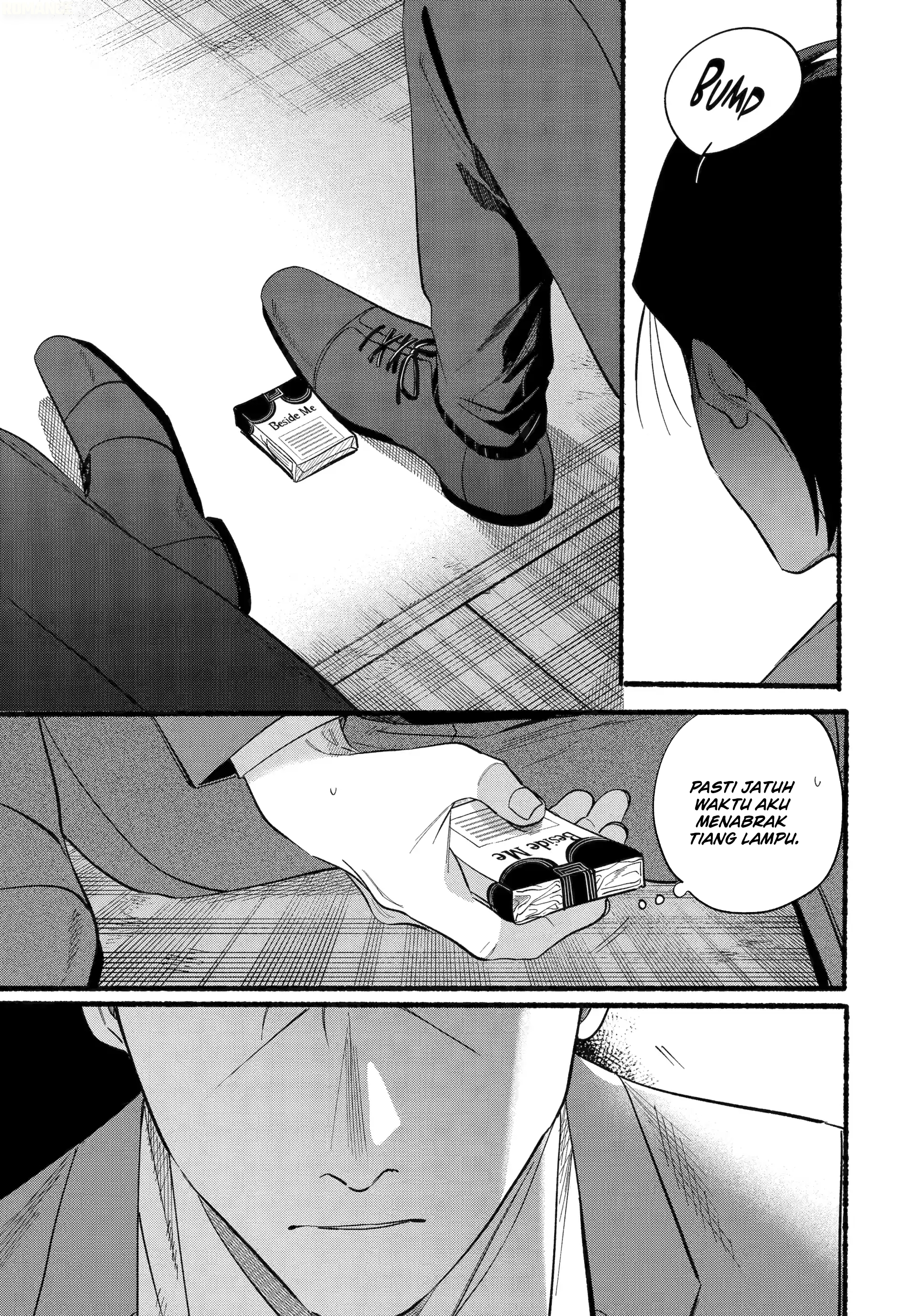 A Story About Smoking at the Back of the Supermarket (Super no Ura de Yani Suu Futari) Chapter 48 Bahasa Indonesia
