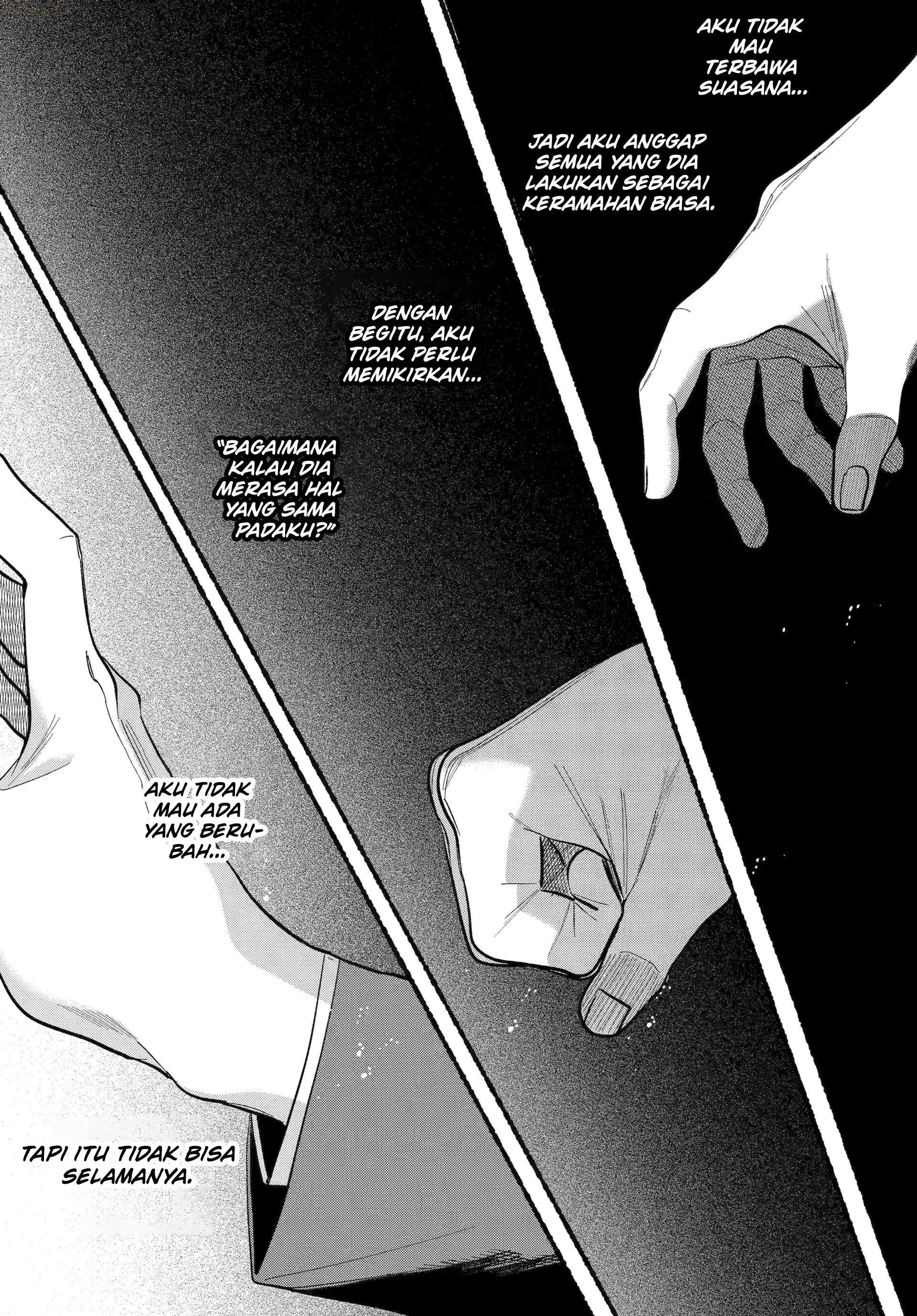 A Story About Smoking at the Back of the Supermarket (Super no Ura de Yani Suu Futari) Chapter 48 Bahasa Indonesia