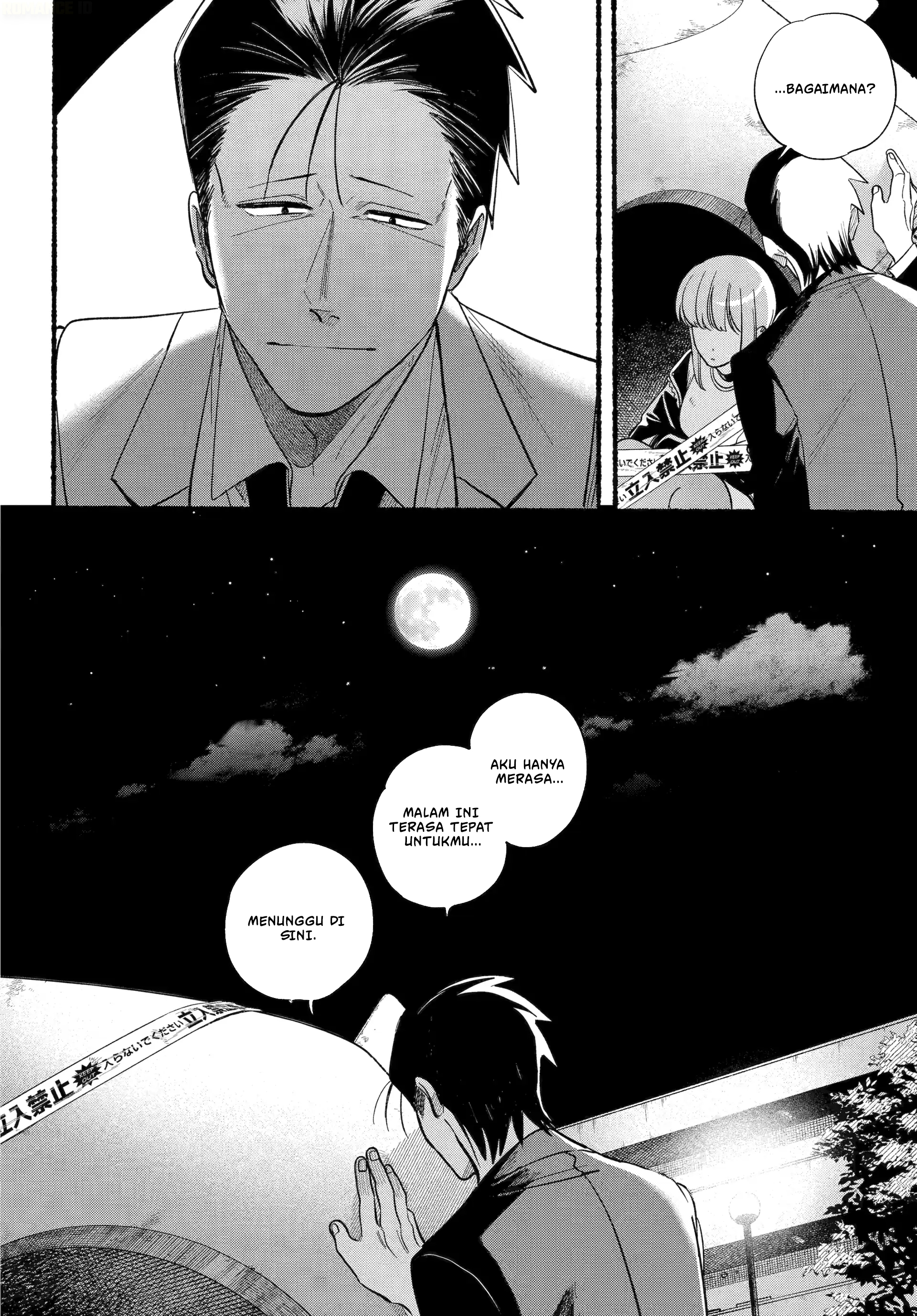A Story About Smoking at the Back of the Supermarket (Super no Ura de Yani Suu Futari) Chapter 48 Bahasa Indonesia
