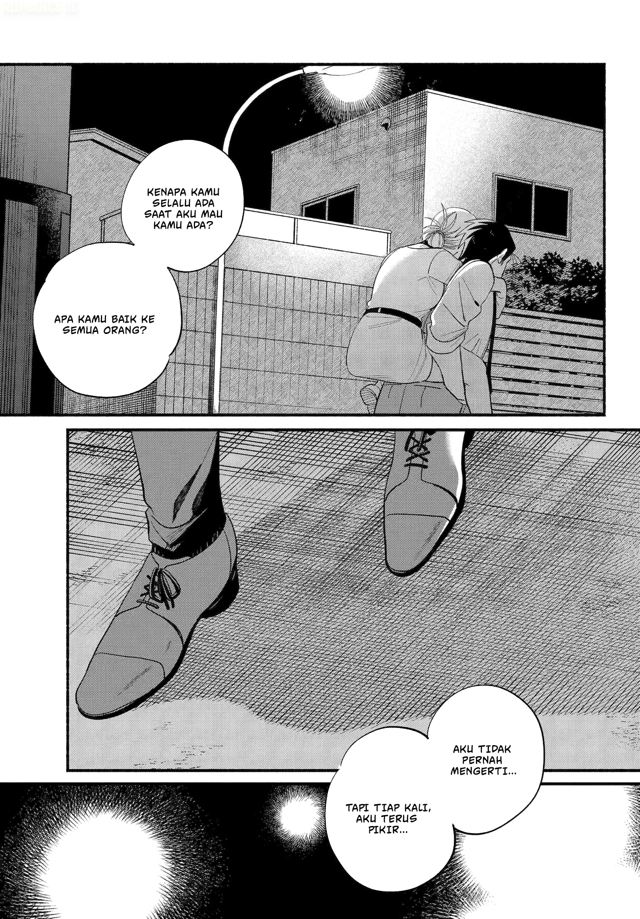 A Story About Smoking at the Back of the Supermarket (Super no Ura de Yani Suu Futari) Chapter 49 Bahasa Indonesia