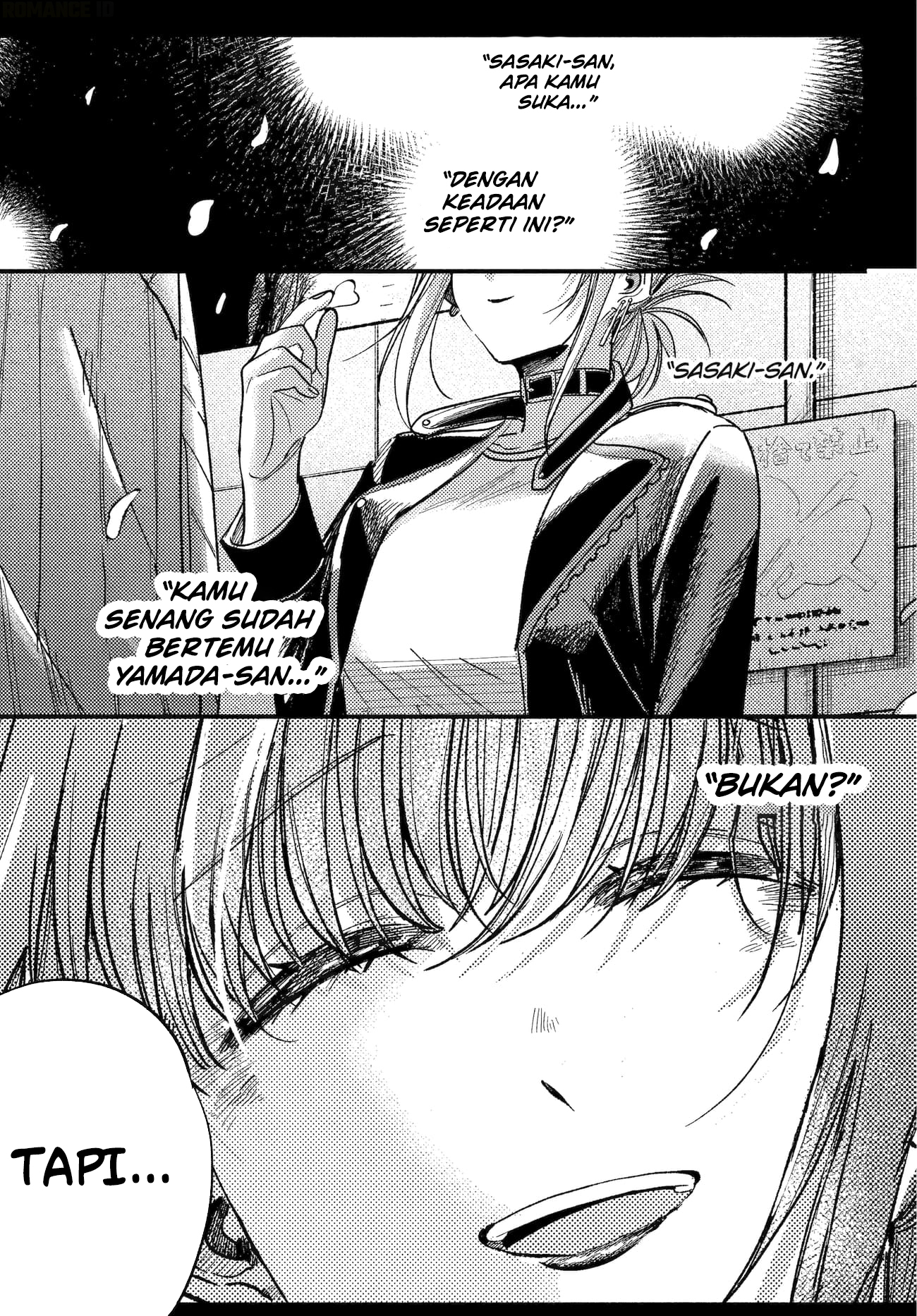 A Story About Smoking at the Back of the Supermarket (Super no Ura de Yani Suu Futari) Chapter 49 Bahasa Indonesia