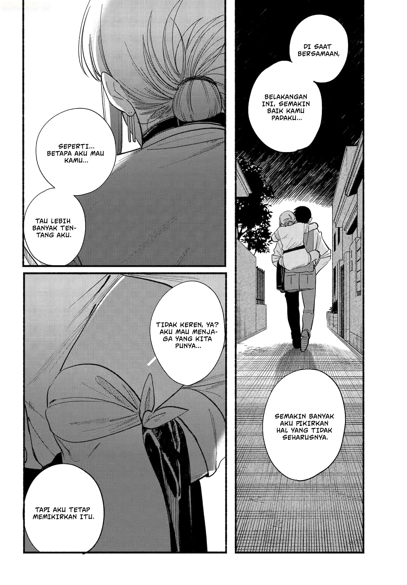 A Story About Smoking at the Back of the Supermarket (Super no Ura de Yani Suu Futari) Chapter 49 Bahasa Indonesia