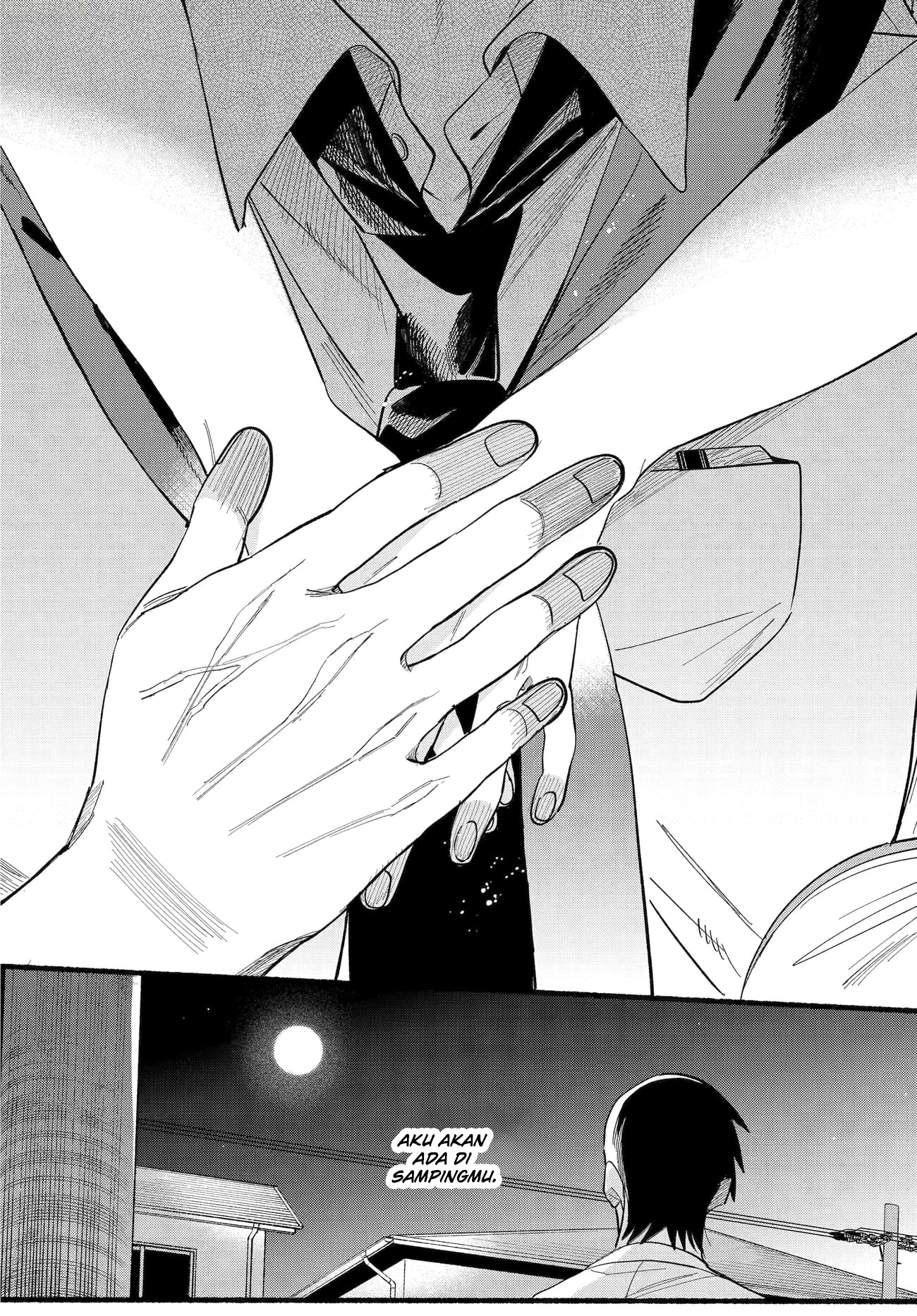 A Story About Smoking at the Back of the Supermarket (Super no Ura de Yani Suu Futari) Chapter 49 Bahasa Indonesia