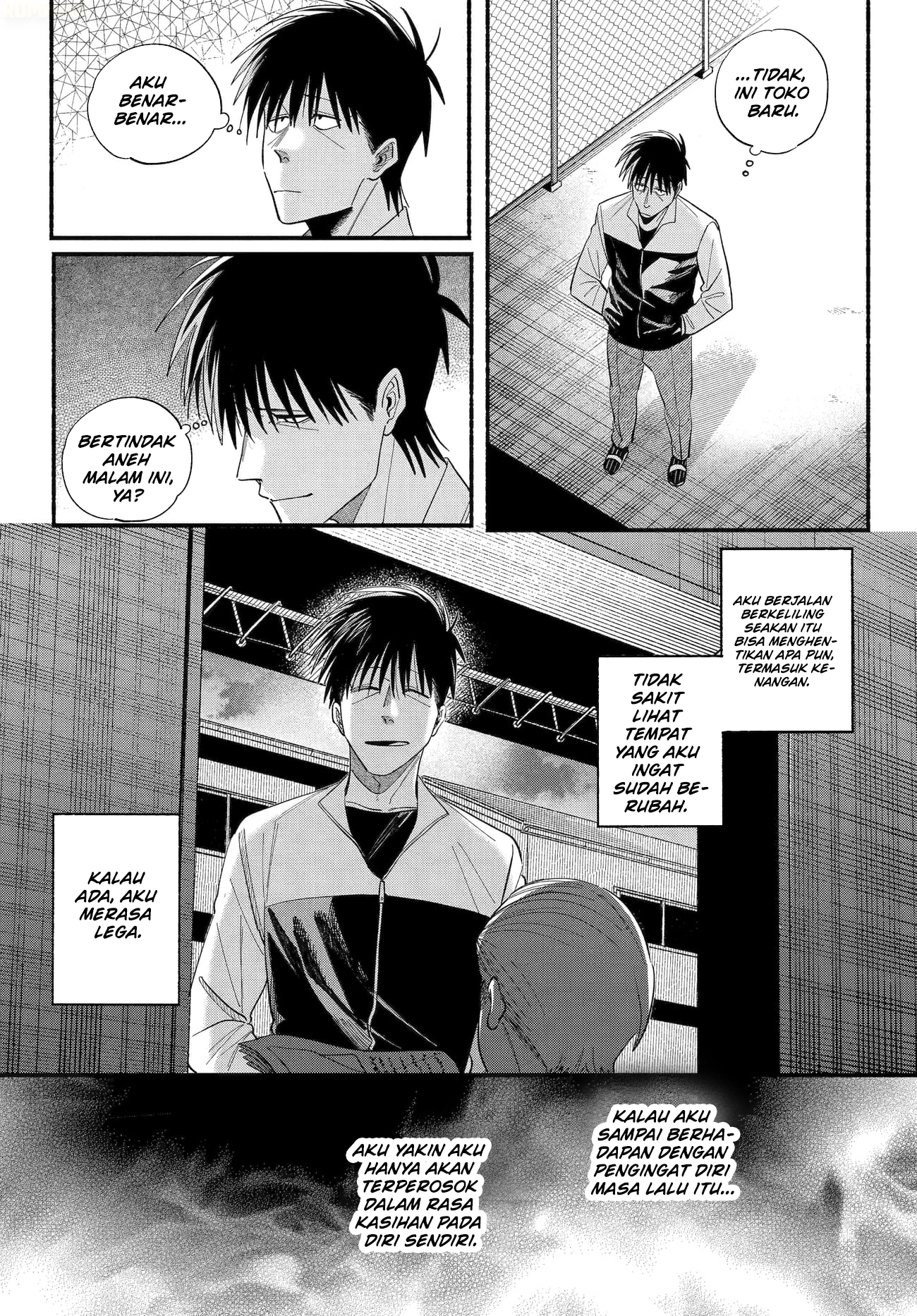 A Story About Smoking at the Back of the Supermarket (Super no Ura de Yani Suu Futari) Chapter 50 Bahasa Indonesia