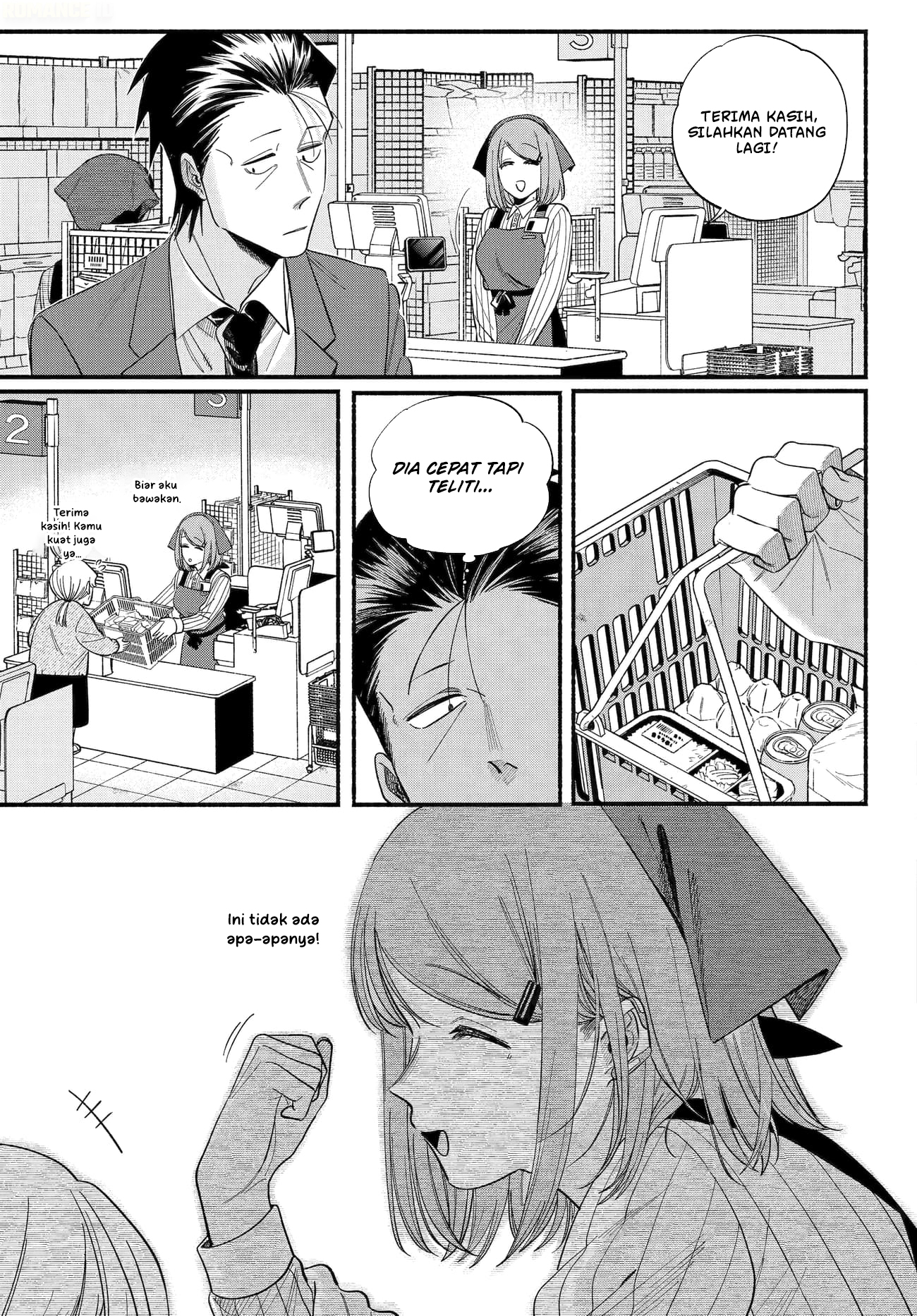 A Story About Smoking at the Back of the Supermarket (Super no Ura de Yani Suu Futari) Chapter 50 Bahasa Indonesia