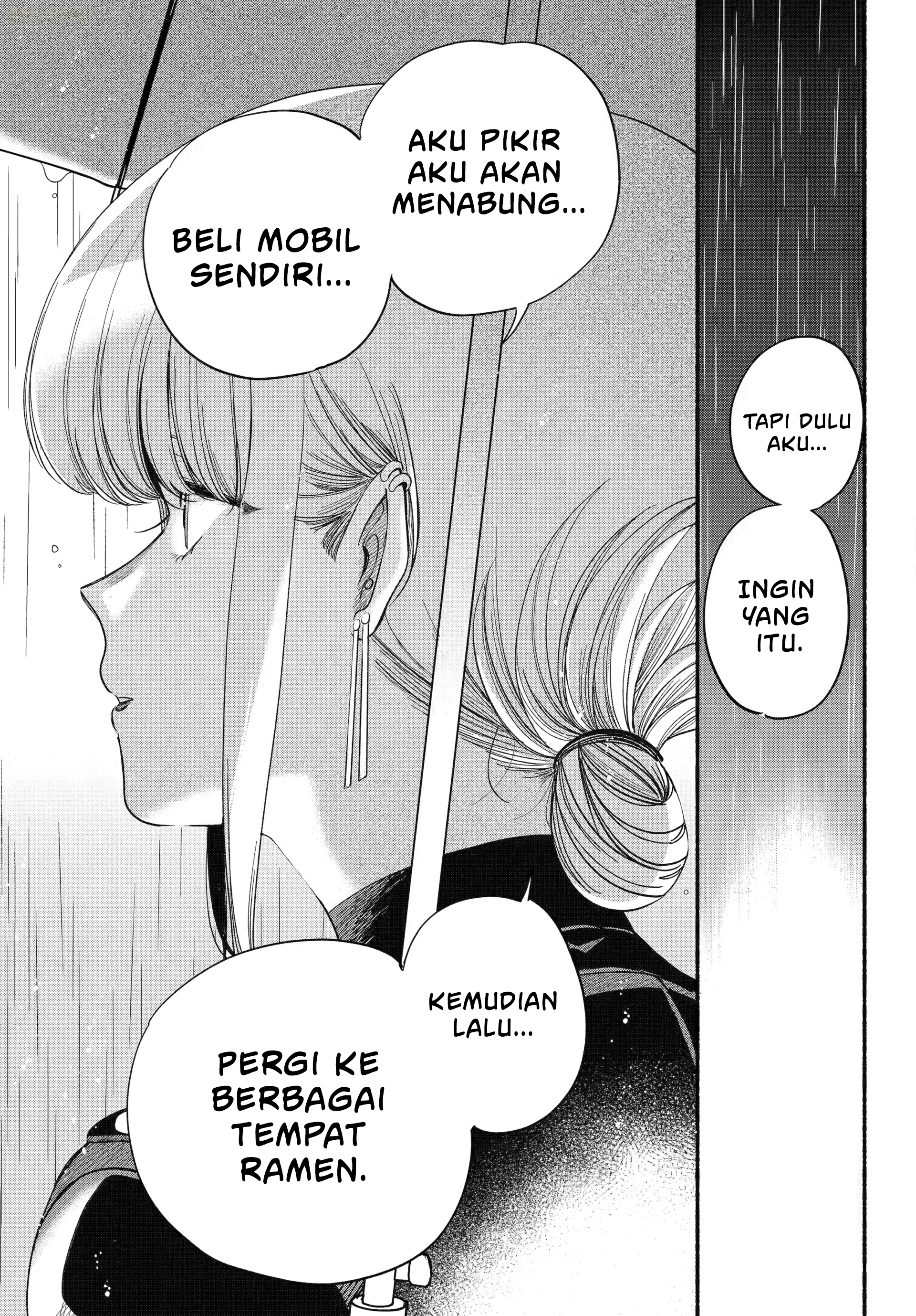 A Story About Smoking at the Back of the Supermarket (Super no Ura de Yani Suu Futari) Chapter 53 Bahasa Indonesia