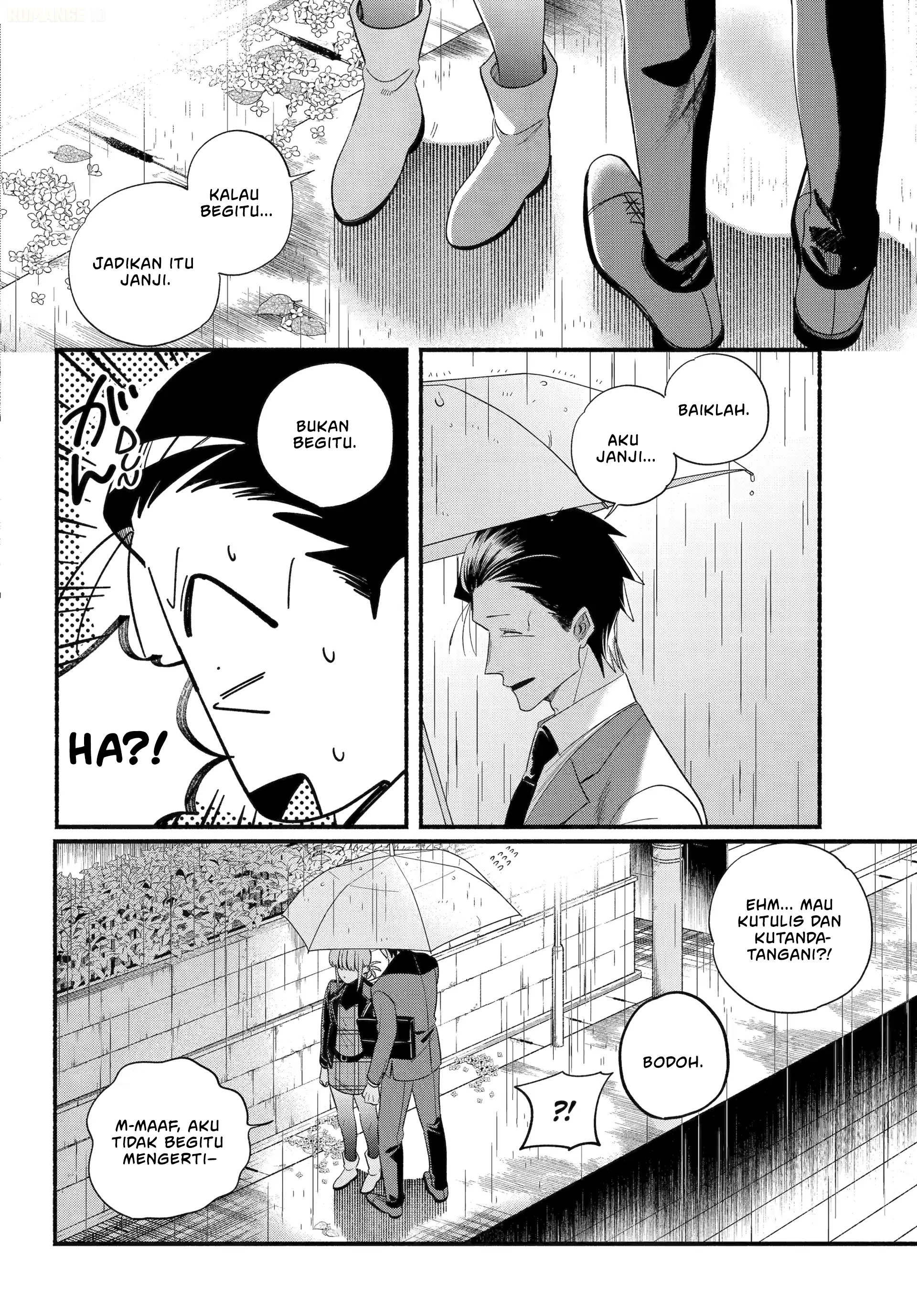 A Story About Smoking at the Back of the Supermarket (Super no Ura de Yani Suu Futari) Chapter 53 Bahasa Indonesia