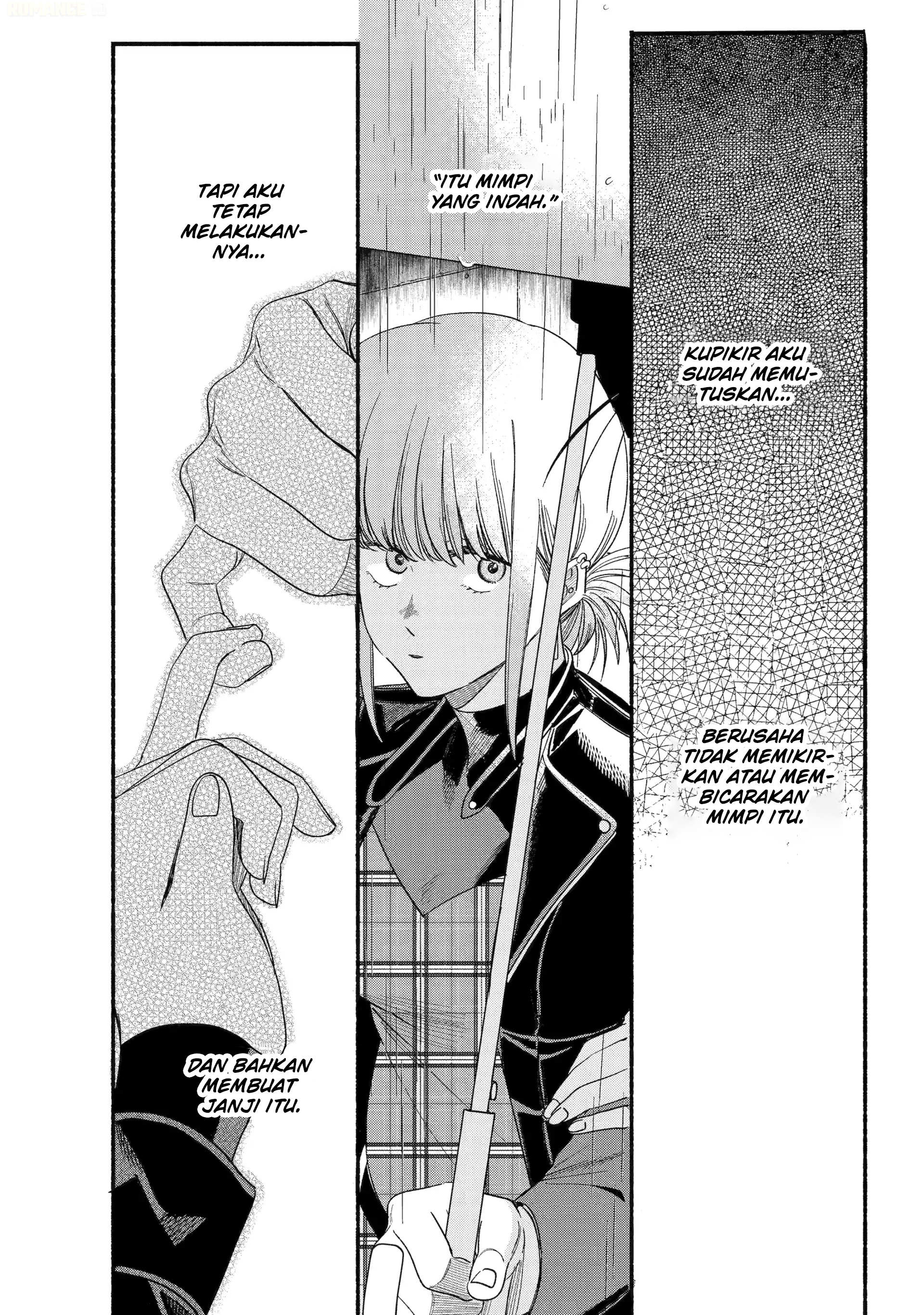 A Story About Smoking at the Back of the Supermarket (Super no Ura de Yani Suu Futari) Chapter 53 Bahasa Indonesia