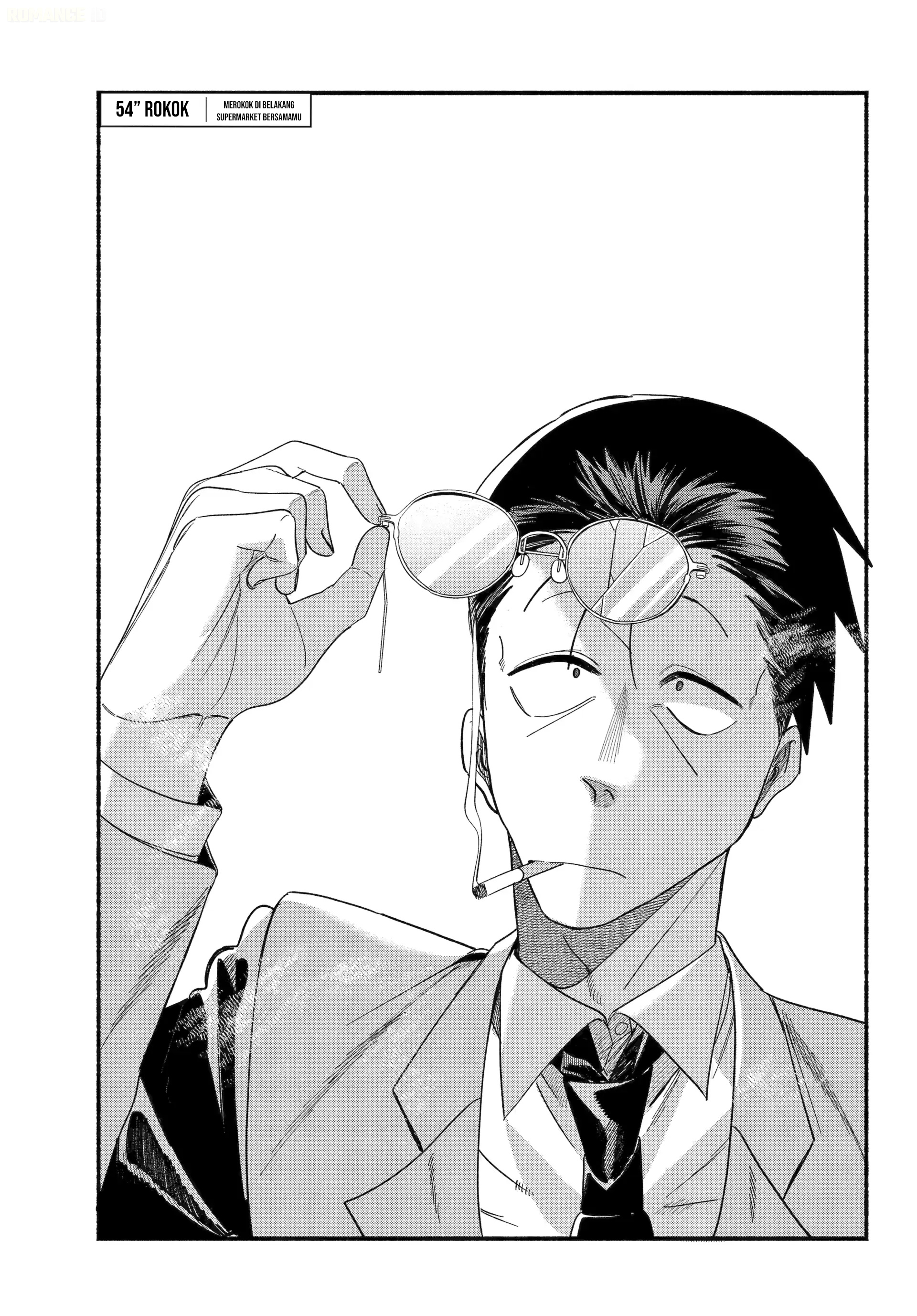 A Story About Smoking at the Back of the Supermarket (Super no Ura de Yani Suu Futari) Chapter 54 Bahasa Indonesia