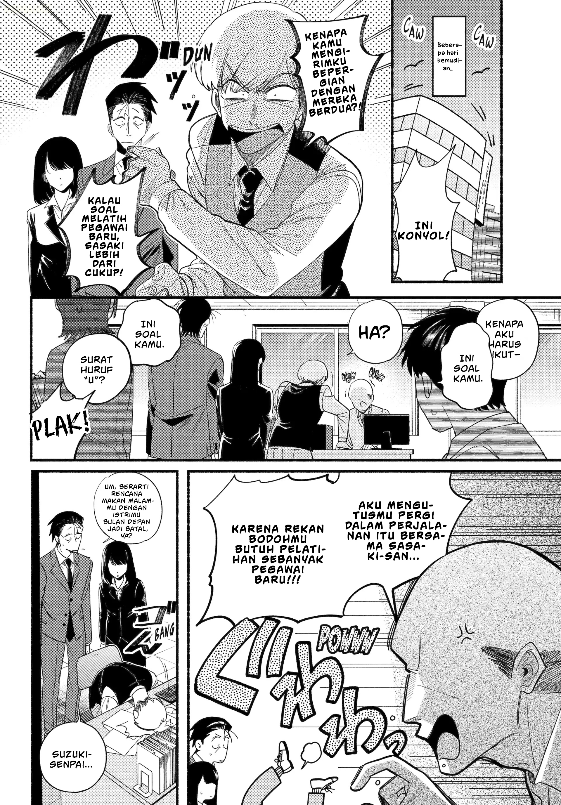A Story About Smoking at the Back of the Supermarket (Super no Ura de Yani Suu Futari) Chapter 54 Bahasa Indonesia