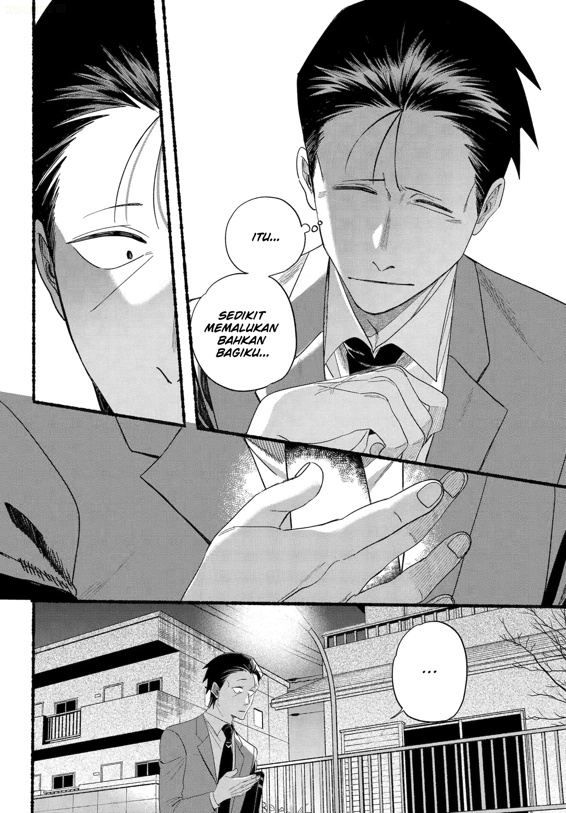 A Story About Smoking at the Back of the Supermarket (Super no Ura de Yani Suu Futari) Chapter 54 Bahasa Indonesia