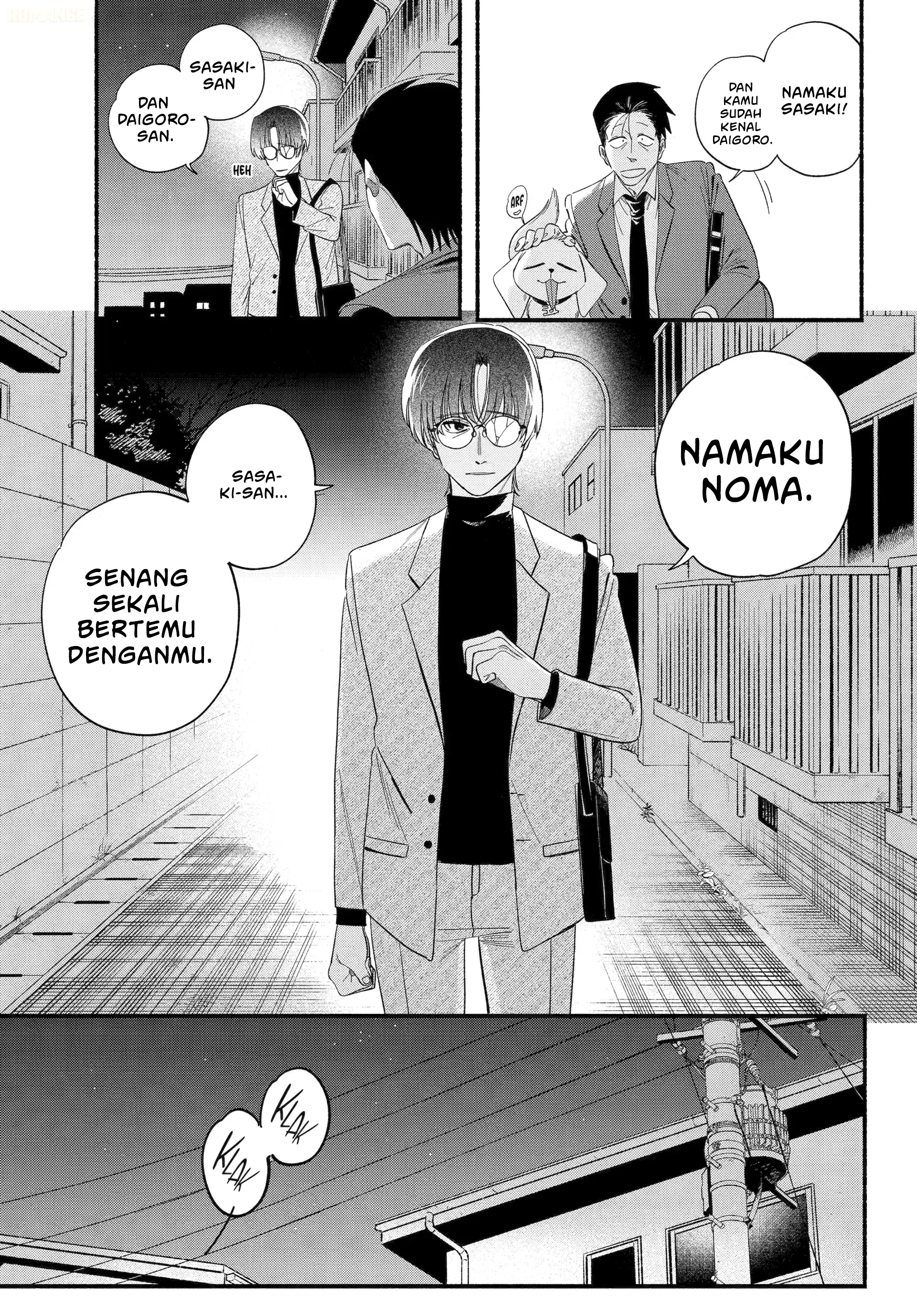 A Story About Smoking at the Back of the Supermarket (Super no Ura de Yani Suu Futari) Chapter 54 Bahasa Indonesia