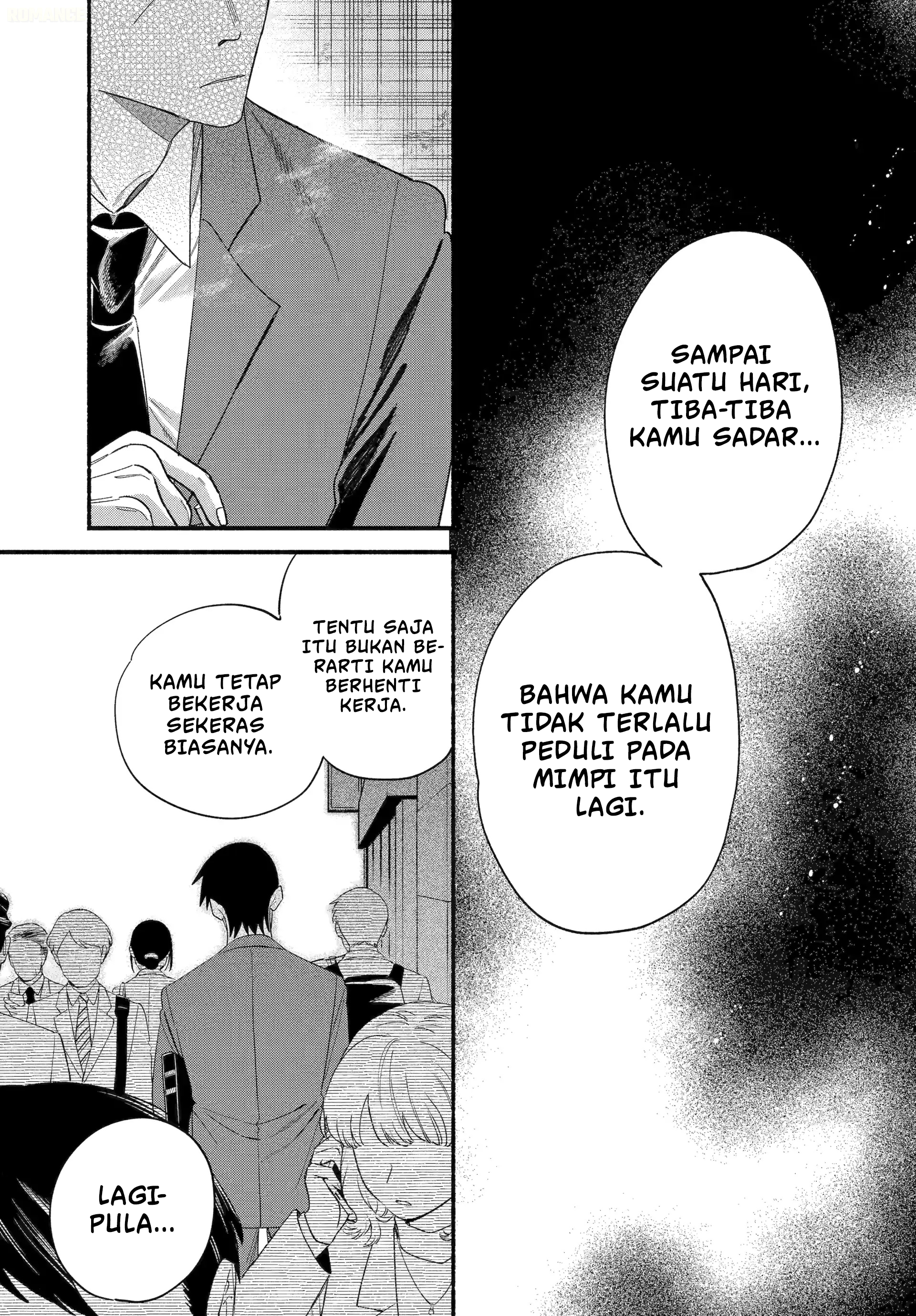 A Story About Smoking at the Back of the Supermarket (Super no Ura de Yani Suu Futari) Chapter 56 Bahasa Indonesia
