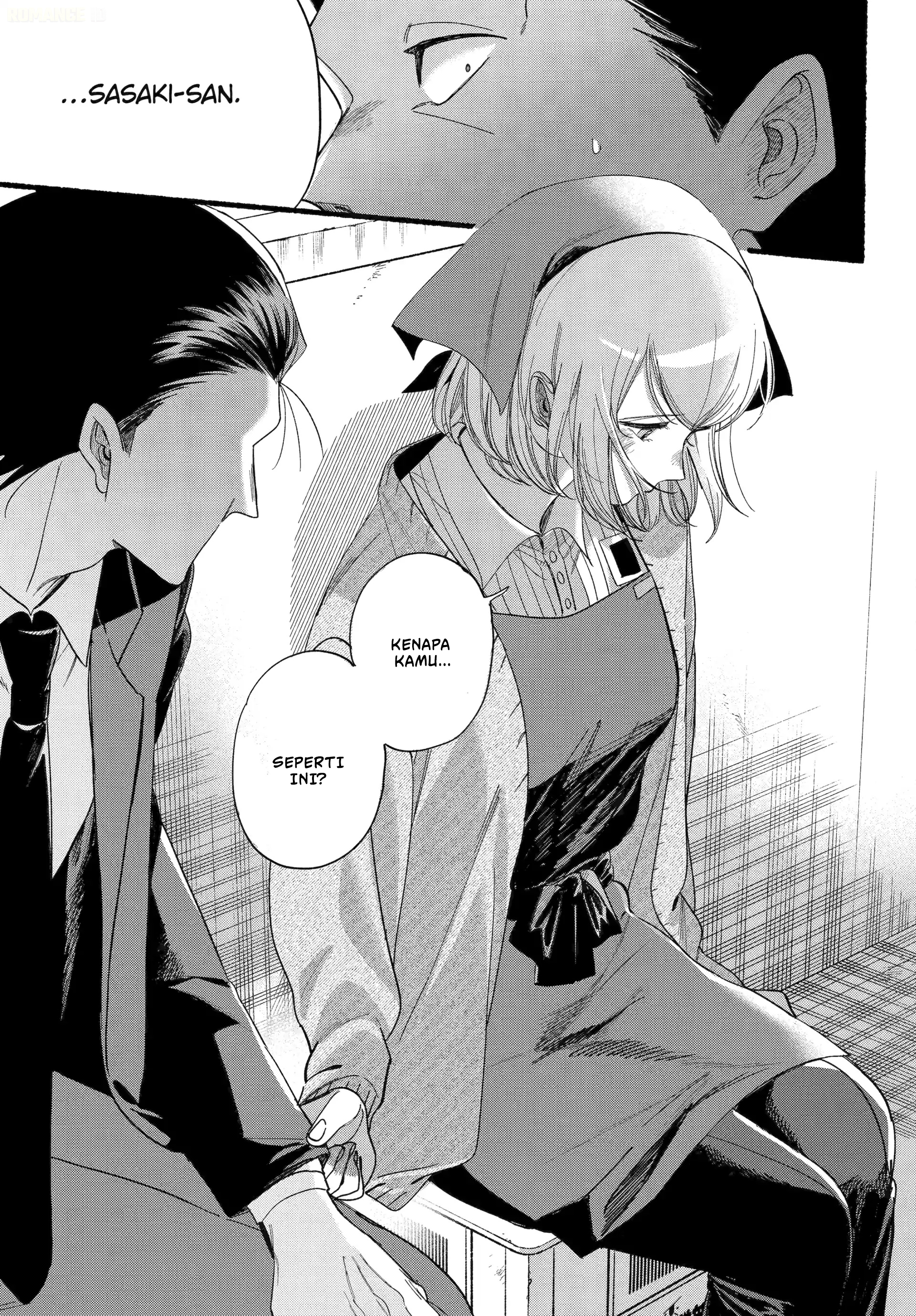 A Story About Smoking at the Back of the Supermarket (Super no Ura de Yani Suu Futari) Chapter 56 Bahasa Indonesia