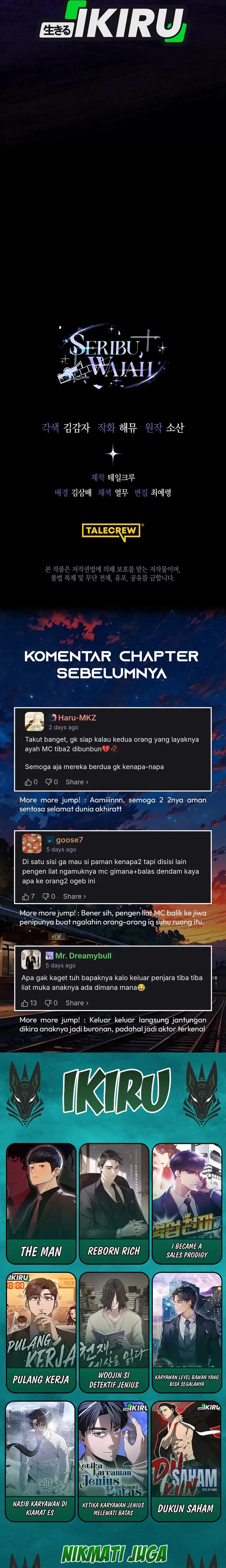 A Thousand Faces Chapter 46 Bahasa Indonesia